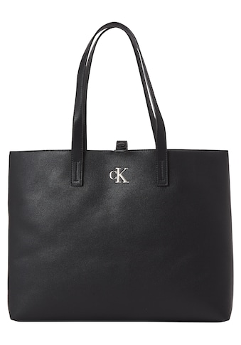 Shopper »MINIMAL MONOGRAM SLIM TOTE34«, mit Markenlogo