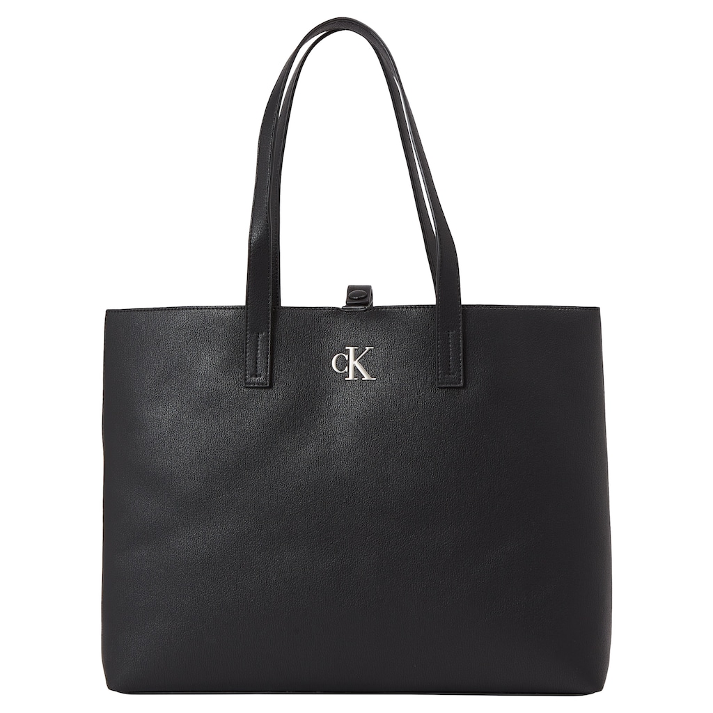 Calvin Klein Jeans Shopper »MINIMAL MONOGRAM SLIM TOTE34«, mit Markenlogo