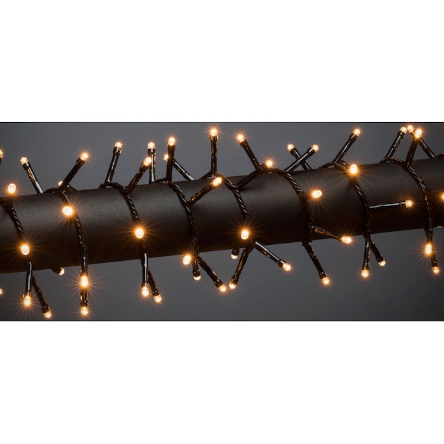 Black Friday KONSTSMIDE LED-Lichterkette »Weihnachtsdeko«, Micro LED  Büschellichterkette Cluster, 600 bernsteinfarbene Dioden | BAUR