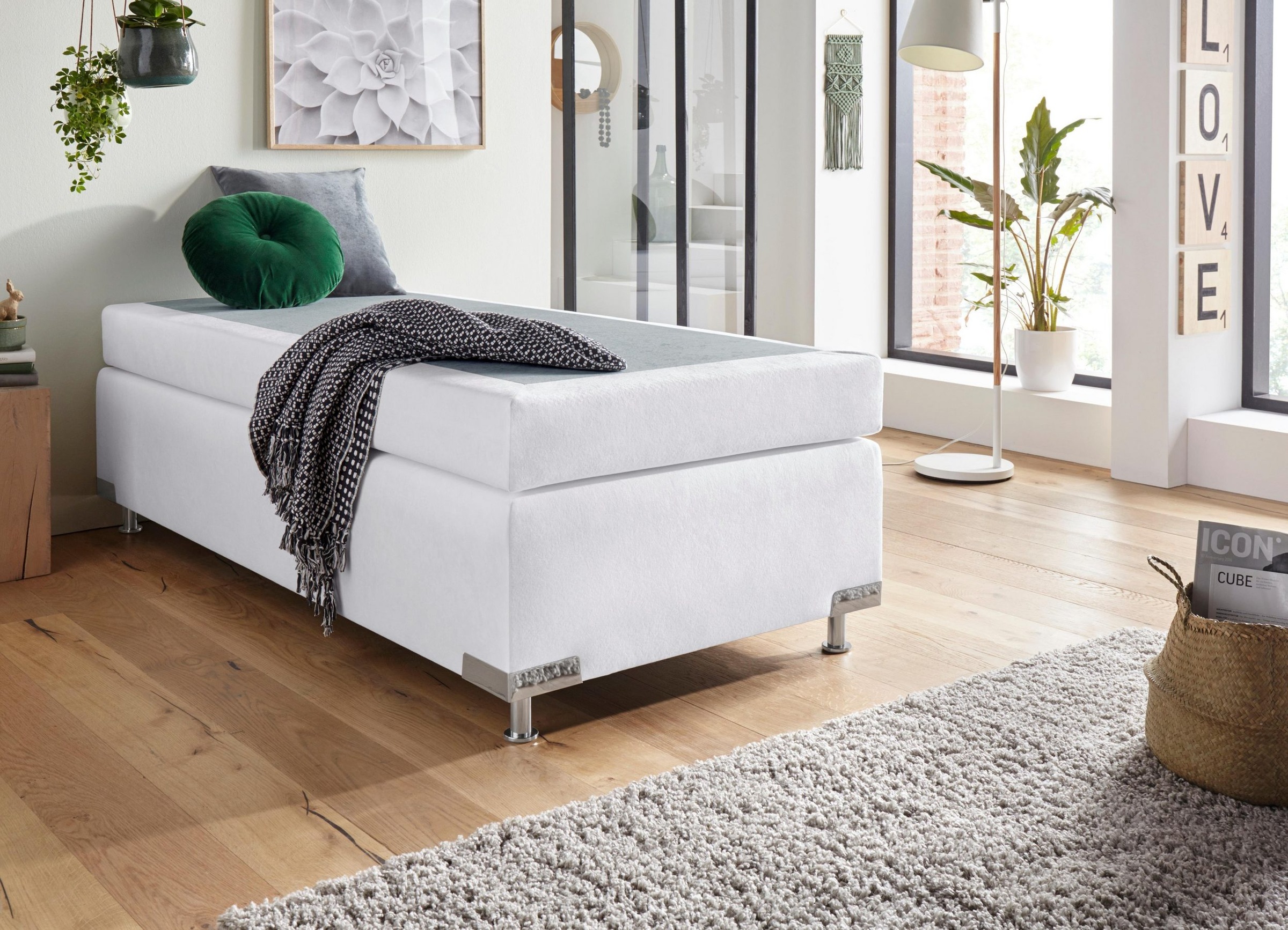 Thumbnail - Westfalia Schlafkomfort Boxspringbett "Holland" ohne Kopfteil, frei im Raum stellbar