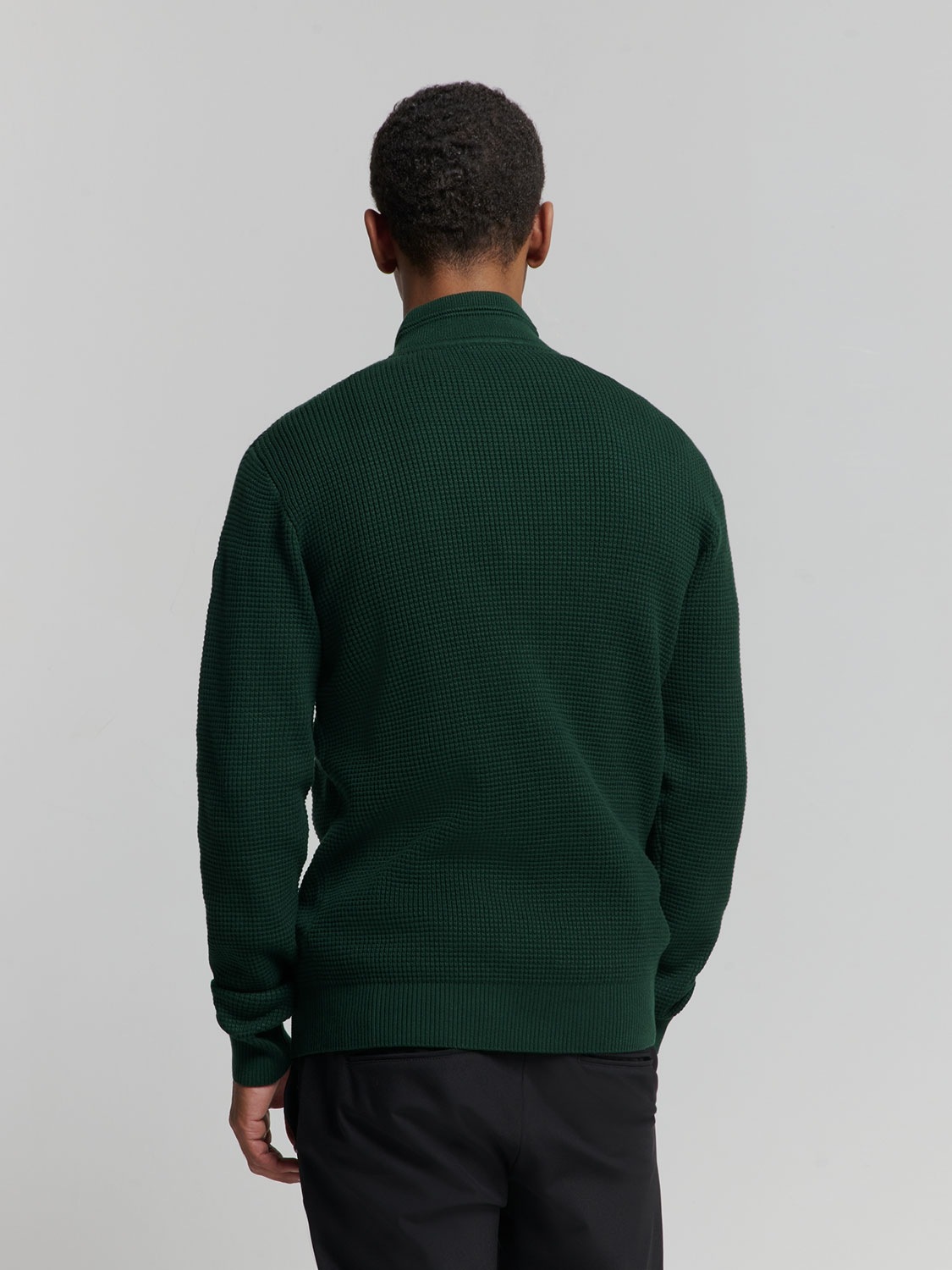 NO EXCESS Stehkragenpullover, mit Zipper