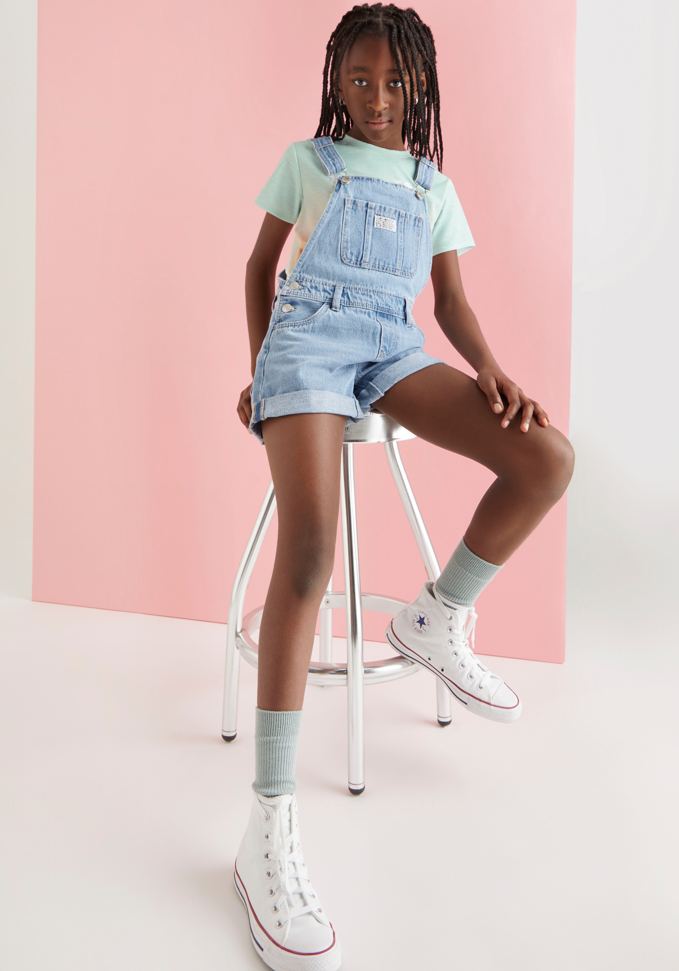 Levi's® Kids Latzhose, mit Knöpfen an der Taille for GIRLS