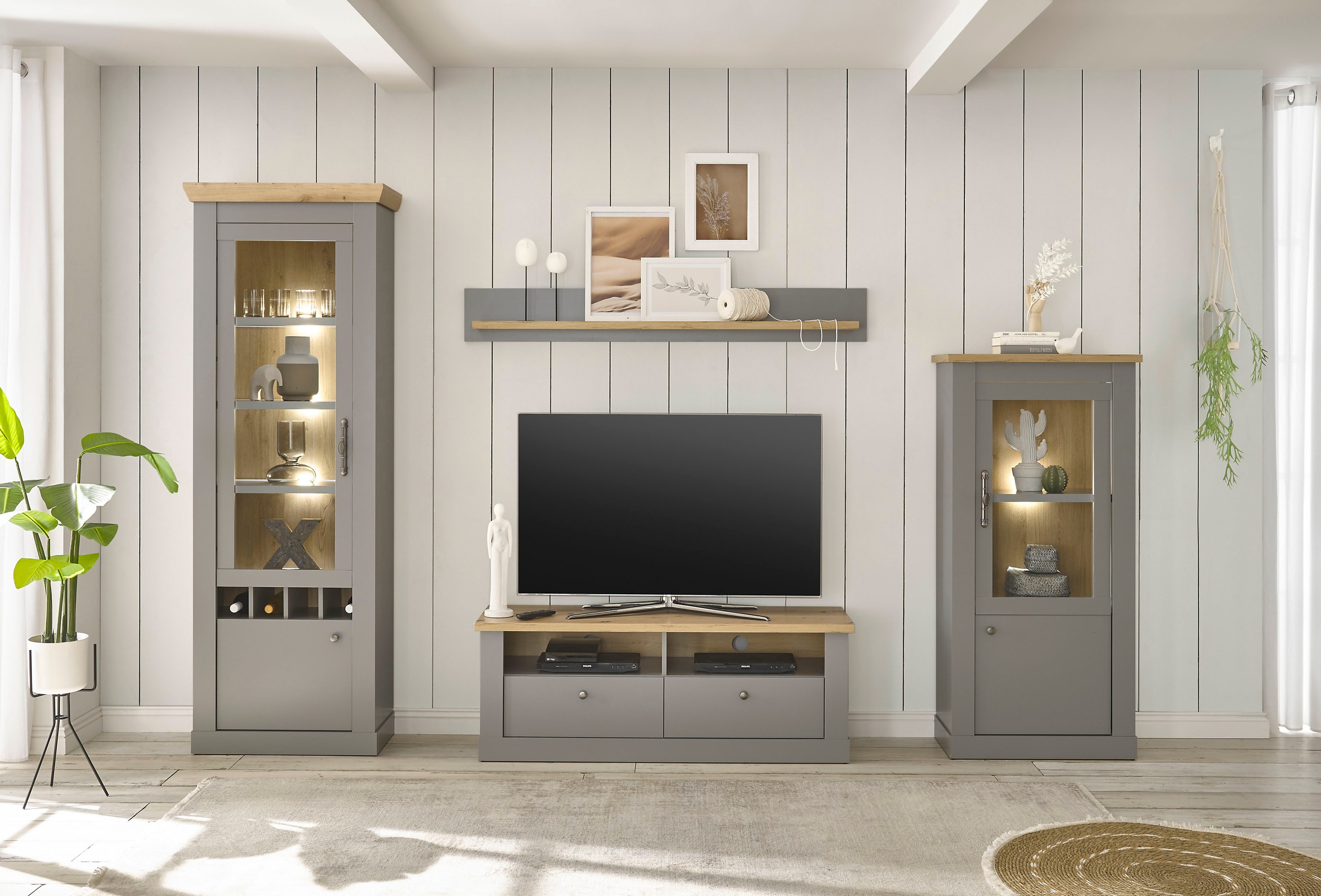 Home affaire Wohnwand "Chambord" 4 Stk. tlg. günstig online kaufen