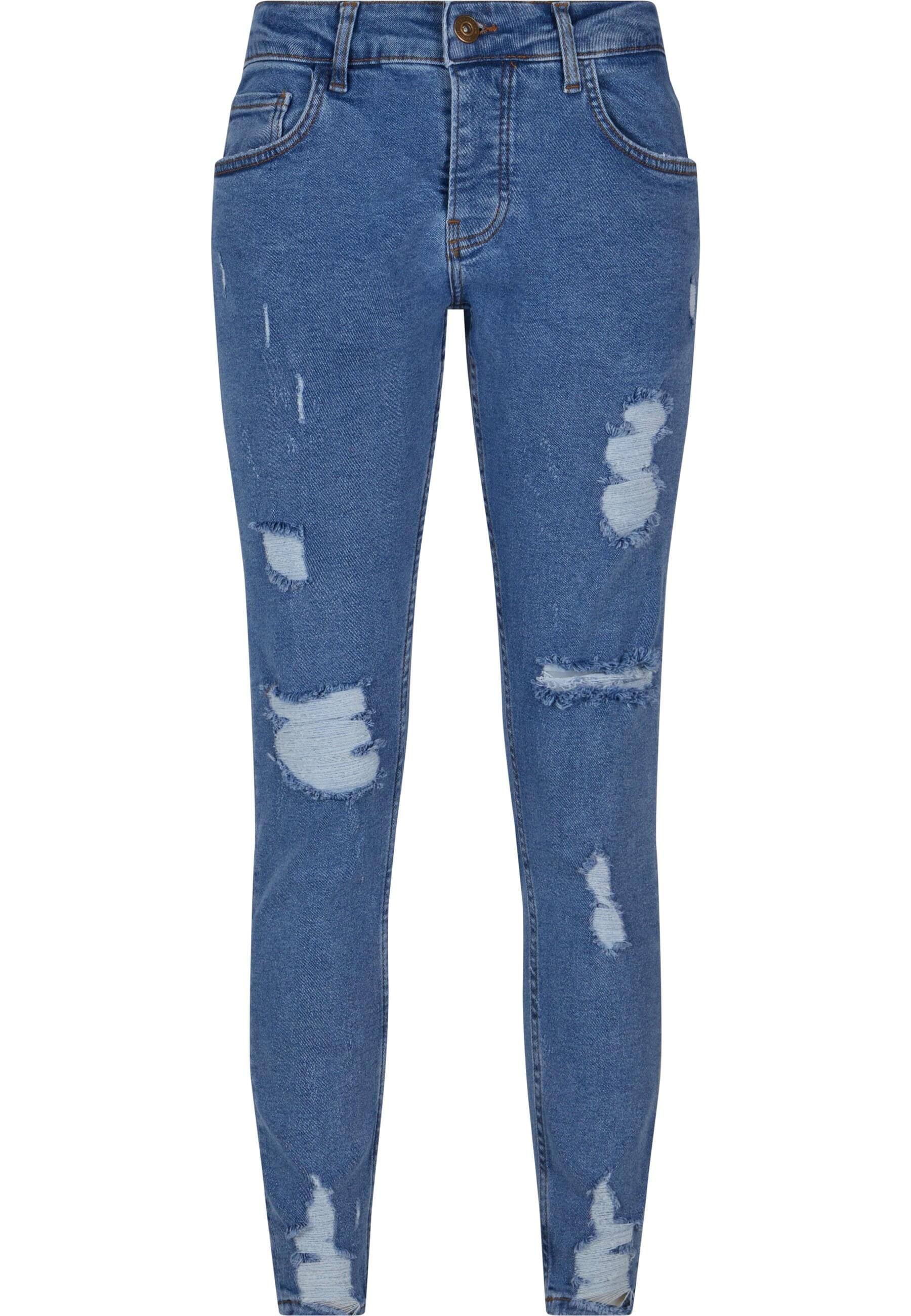 2Y Studios Bequeme Jeans "2Y Studios Herren 2Y Destroyed Cropped Skinny Denim"