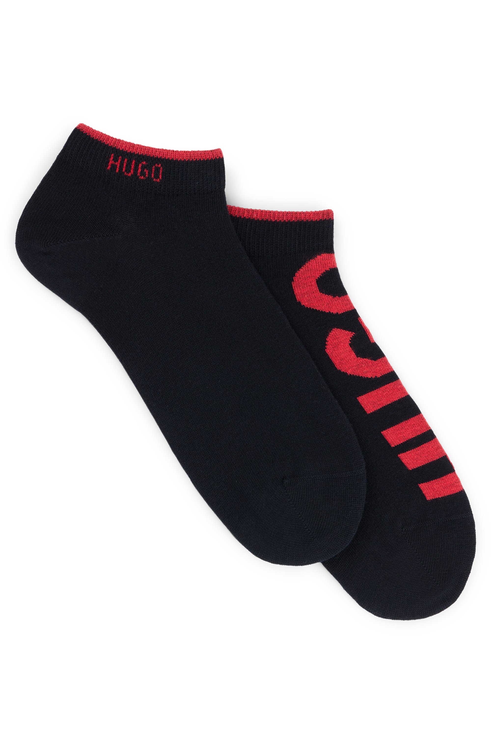 Thumbnail - BOSS Businesssocken "2P AS Logo CC", (Packung, 2 Paar, 2er Pack), mit großem HUGO Logo-Schriftzug