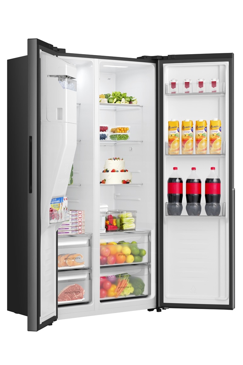 GORENJE Side-by-Side »NRS917E61BX« 178,6 cm hoch 91,1 cm breit Wasser-& Eisspender