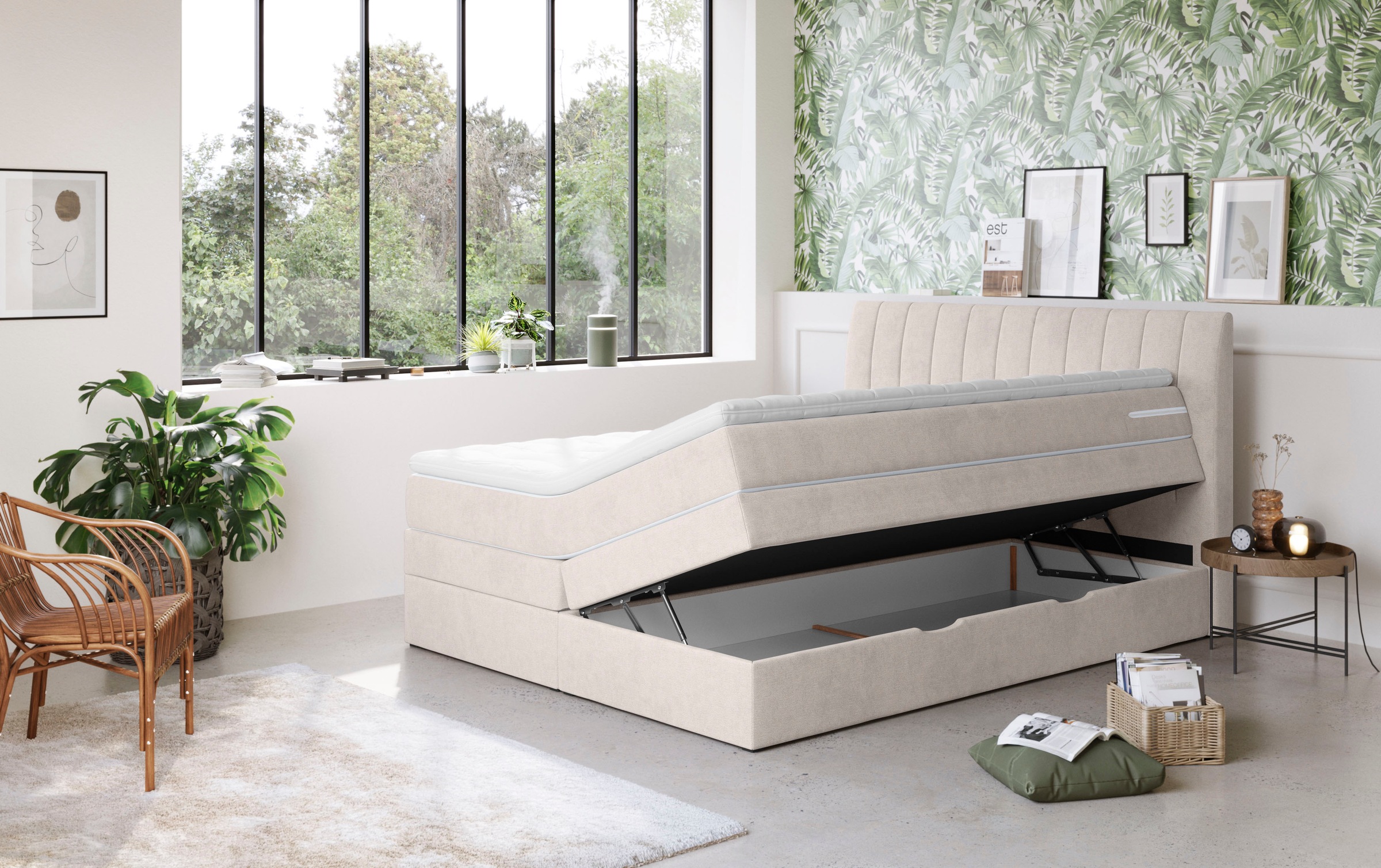 COTTA Boxspringbett "Shark inkl. Bettkasten und Topper", erhältlich in den günstig online kaufen