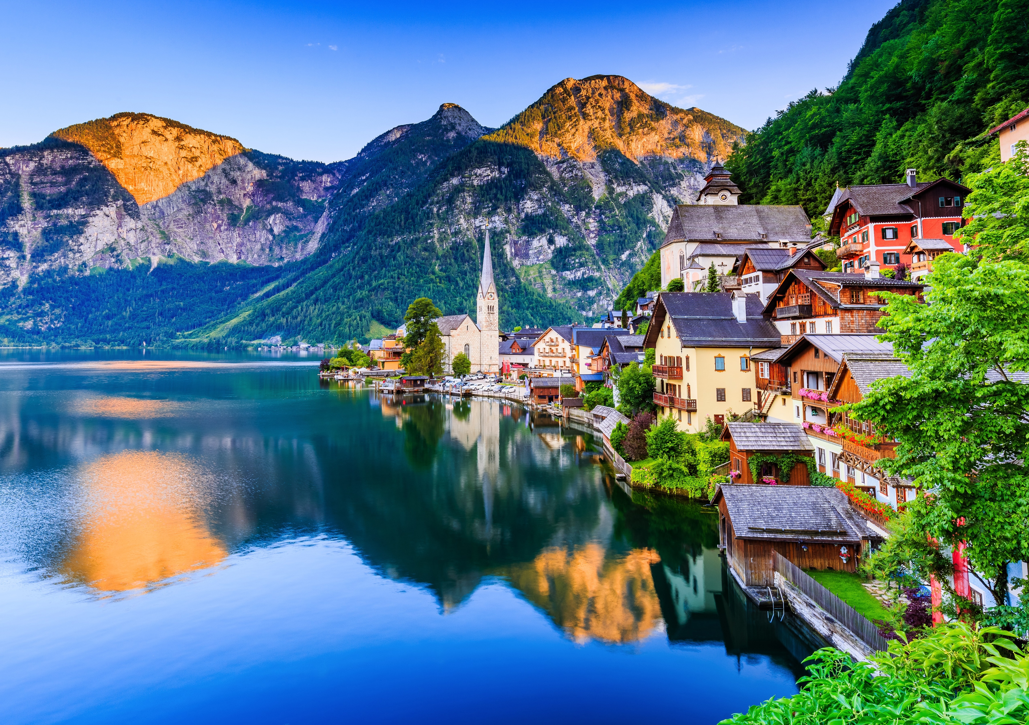 Papermoon Fototapete "Hallstatt Austria" glatt