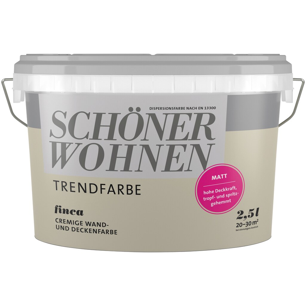 SCHÖNER WOHNEN FARBE Wand- und Deckenfarbe »TRENDFARBE«