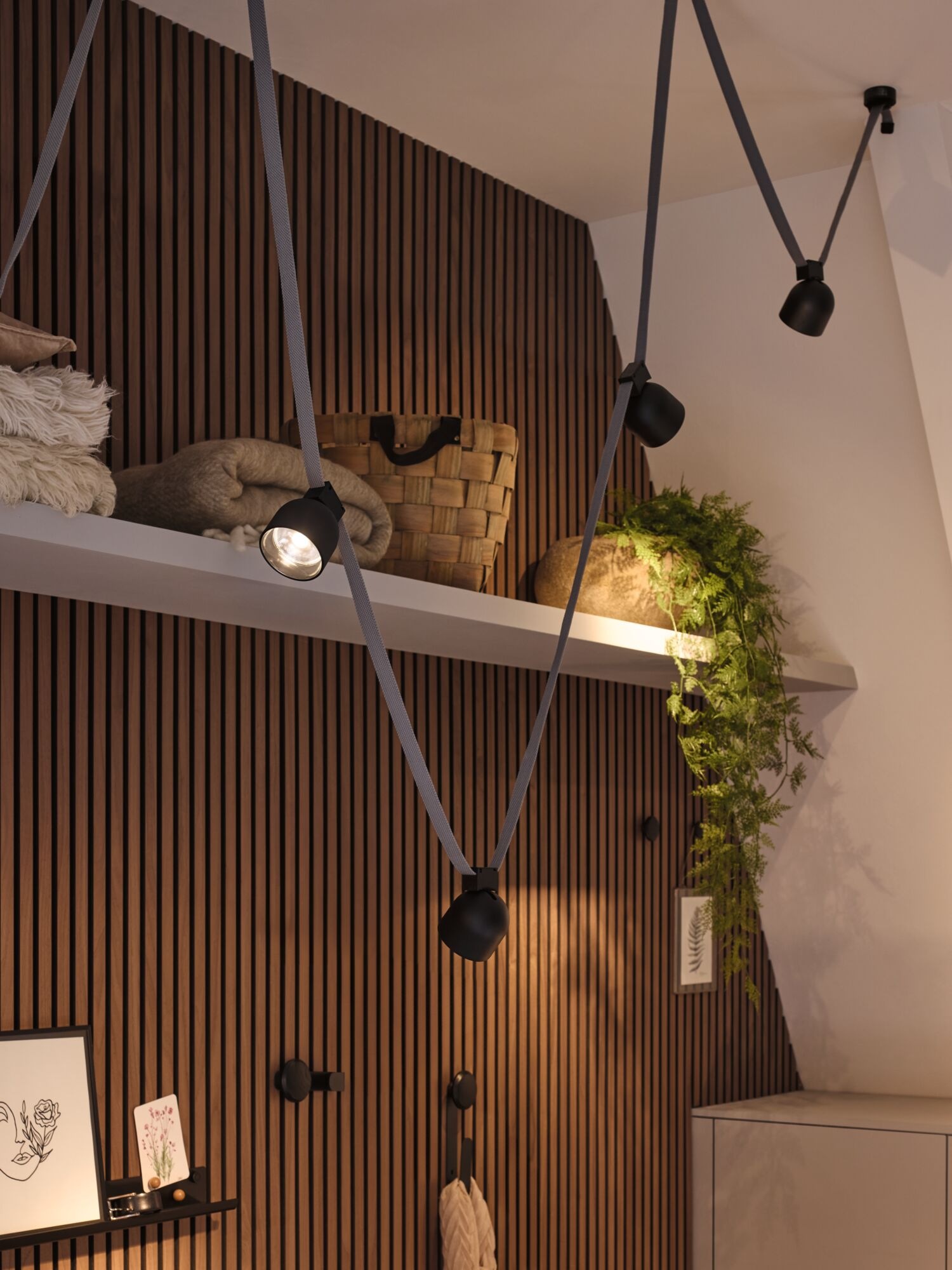 Paulmann Hängeleuchte »ULine Spot Ronde  85mm 7W Schwarz« 1 Stk. Warmweiß