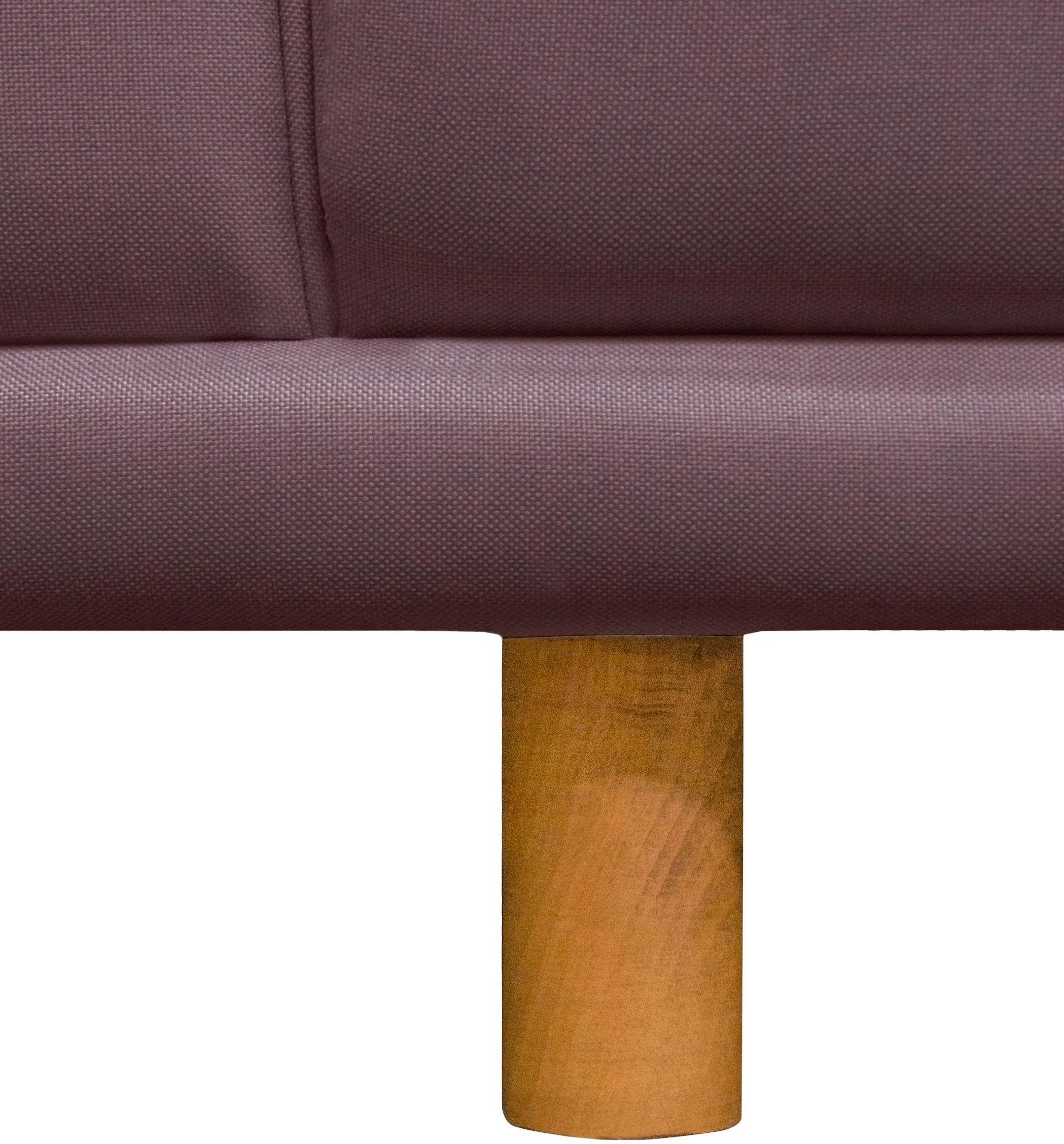 andas Wohnlandschaft »Maroon U-Form«, in skandinavischem Design, mit losen Kissen