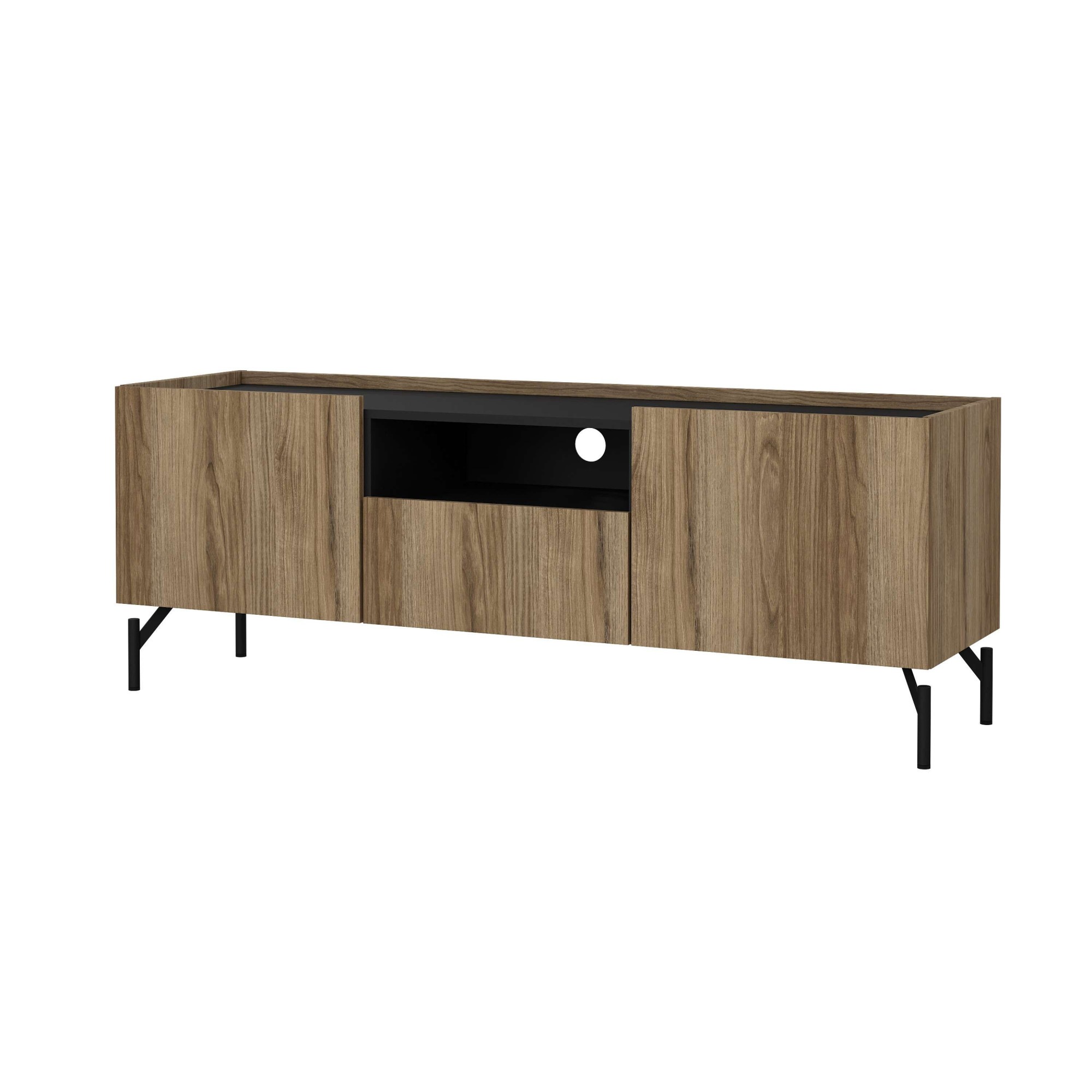 INOSIGN TV-Board »Bergen TV-Möbel, Fernsehtisch, TV-Unit, Media-Möbel, Sideboard,«, 2 Türen, verstellbaren Böden,1 Schublade, Kabelmanagement, B:147 cm