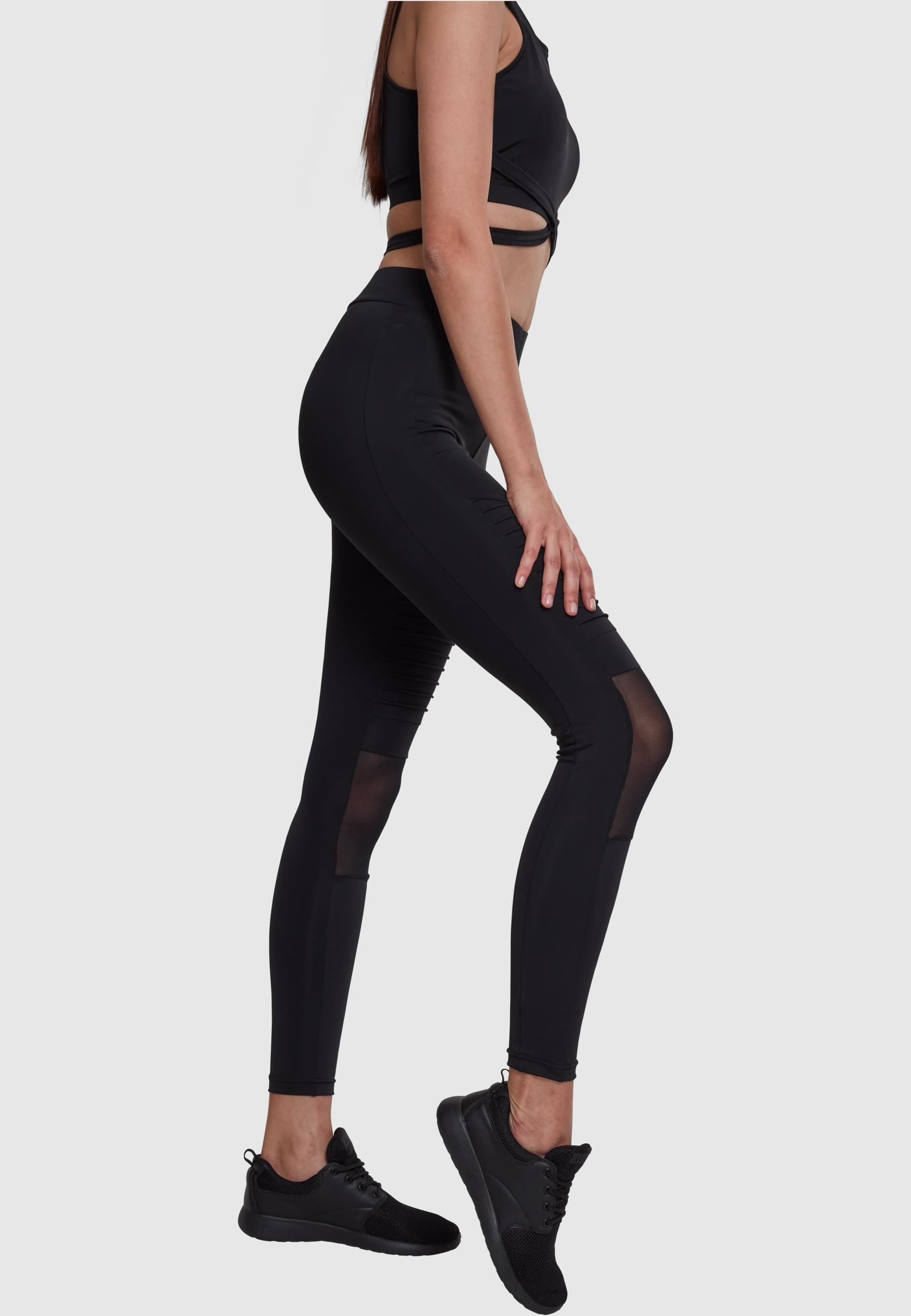 URBAN CLASSICS Leggings »Urban Classics Damen Ladies Tech Mesh Biker Leggings«, (1 tlg.)