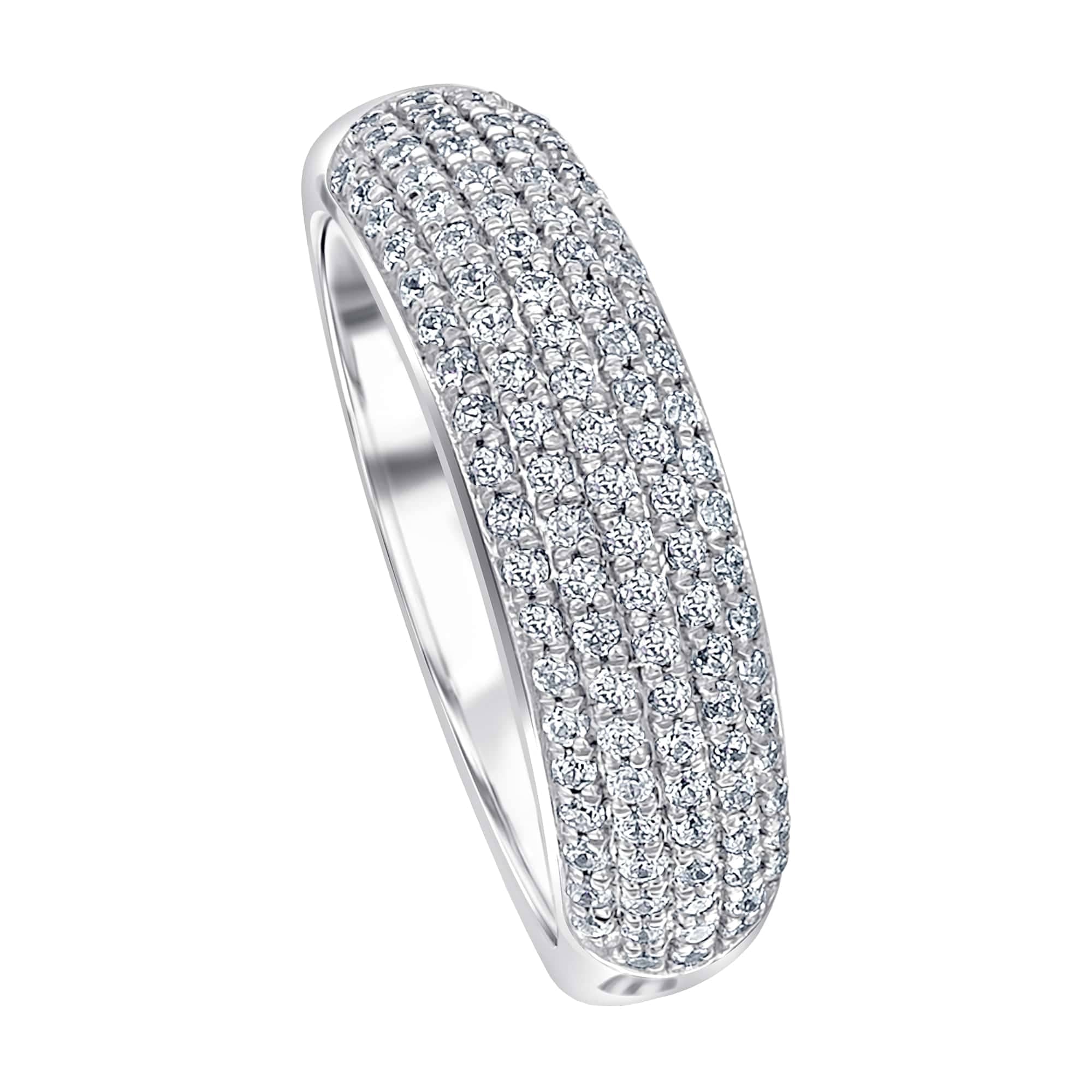 Diamantring »0,31 ct Diamant Brillant Ring aus 585 Weißgold«, Damen Gold Schmuck