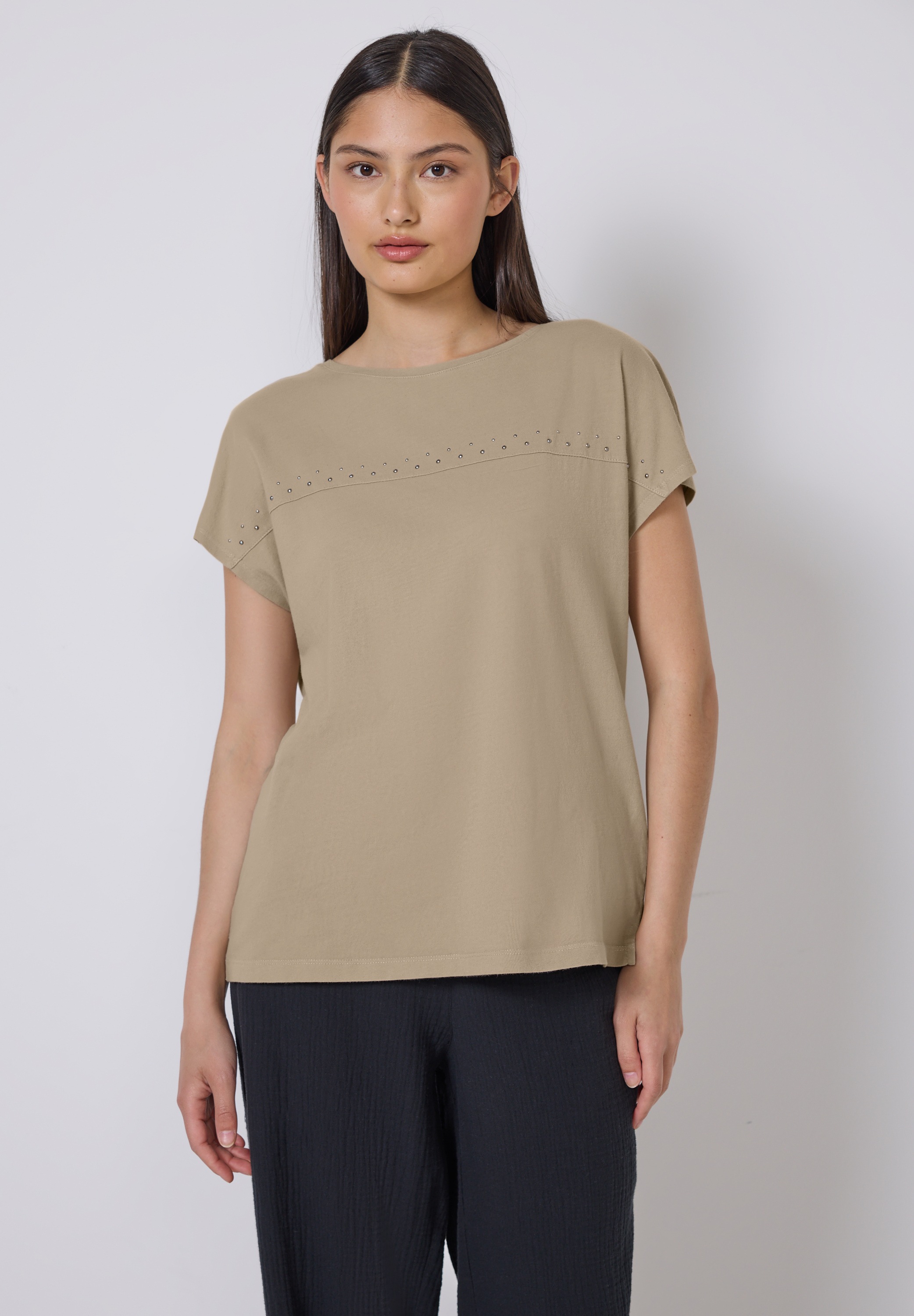 STREET ONE STUDIO T-Shirt, aus reiner Baumwolle günstig online kaufen
