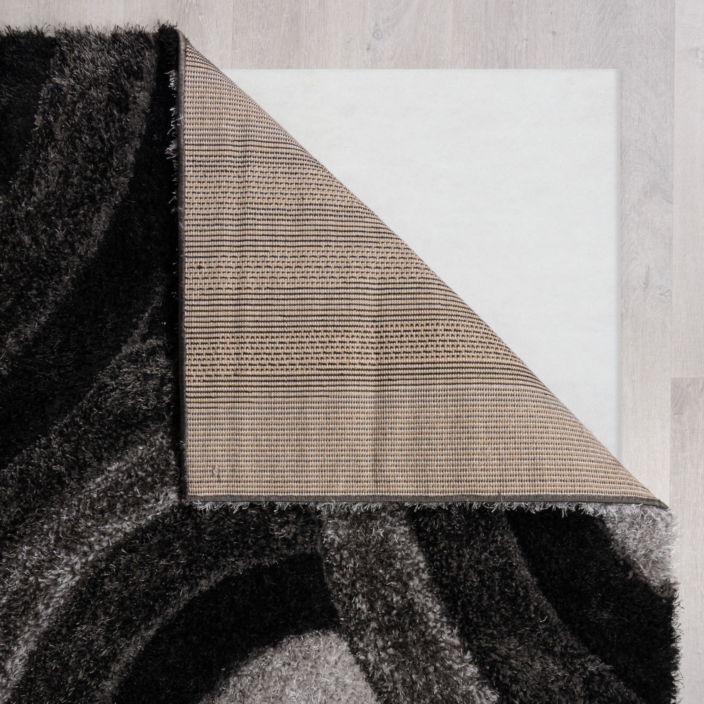 Thumbnail - FLAIR RUGS Hochflor-Teppich "Velvet Shaggy", rechteckig, 25 mm Höhe, Shaggy Teppich
