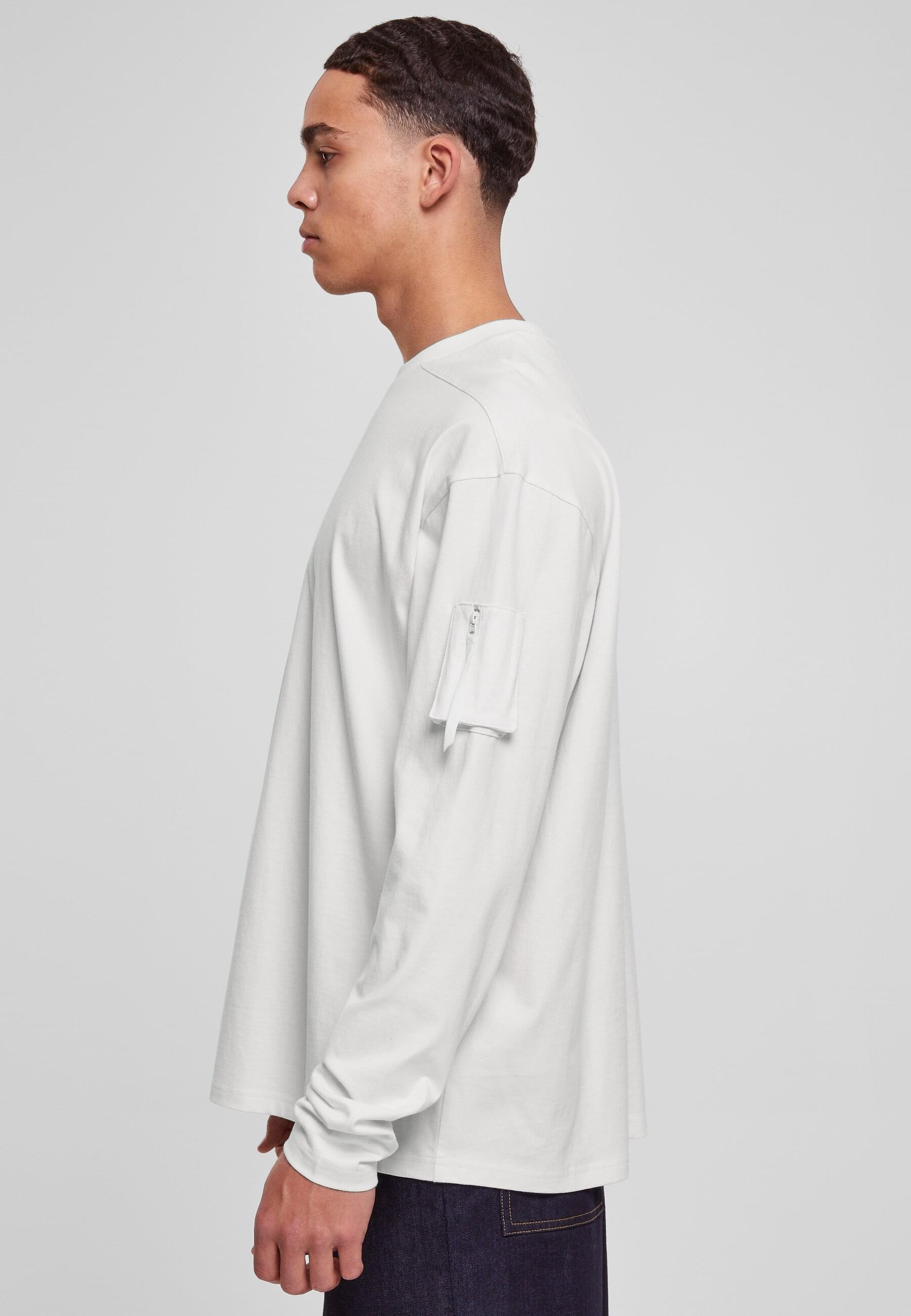 URBAN CLASSICS Longsleeve »Urban Classics Herren Sleeve Pocket Longsleeve«, (1 tlg.)