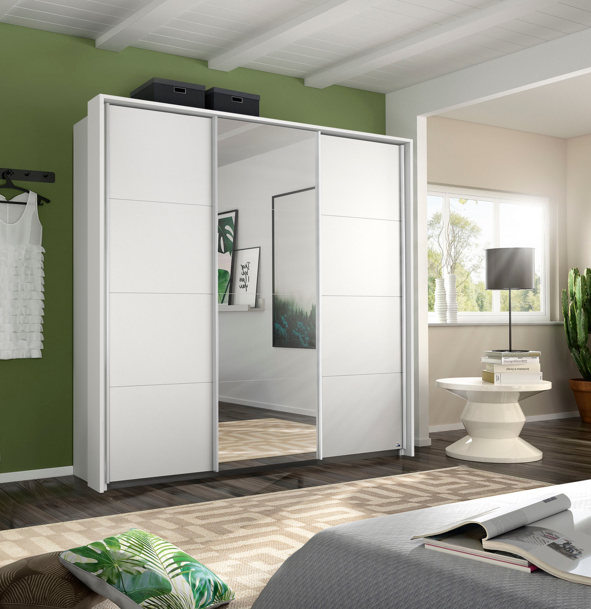 rauch Schwebetürenschrank »Kepan« mit umfangreicher Innenausstattung und Passepartout