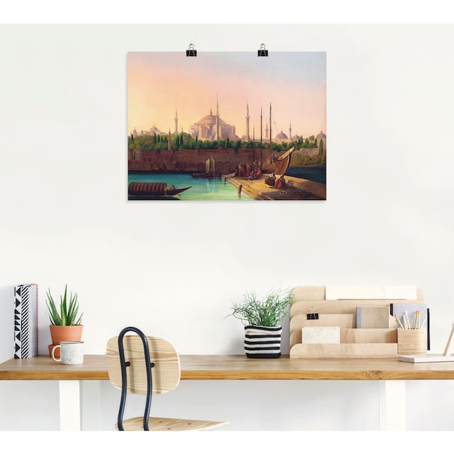 Artland Wandbild »Hagia Sophia, Istanbul.«, Gebäude, (1 St.), als  Leinwandbild, Wandaufkleber oder Poster in versch. Größen bestellen | BAUR