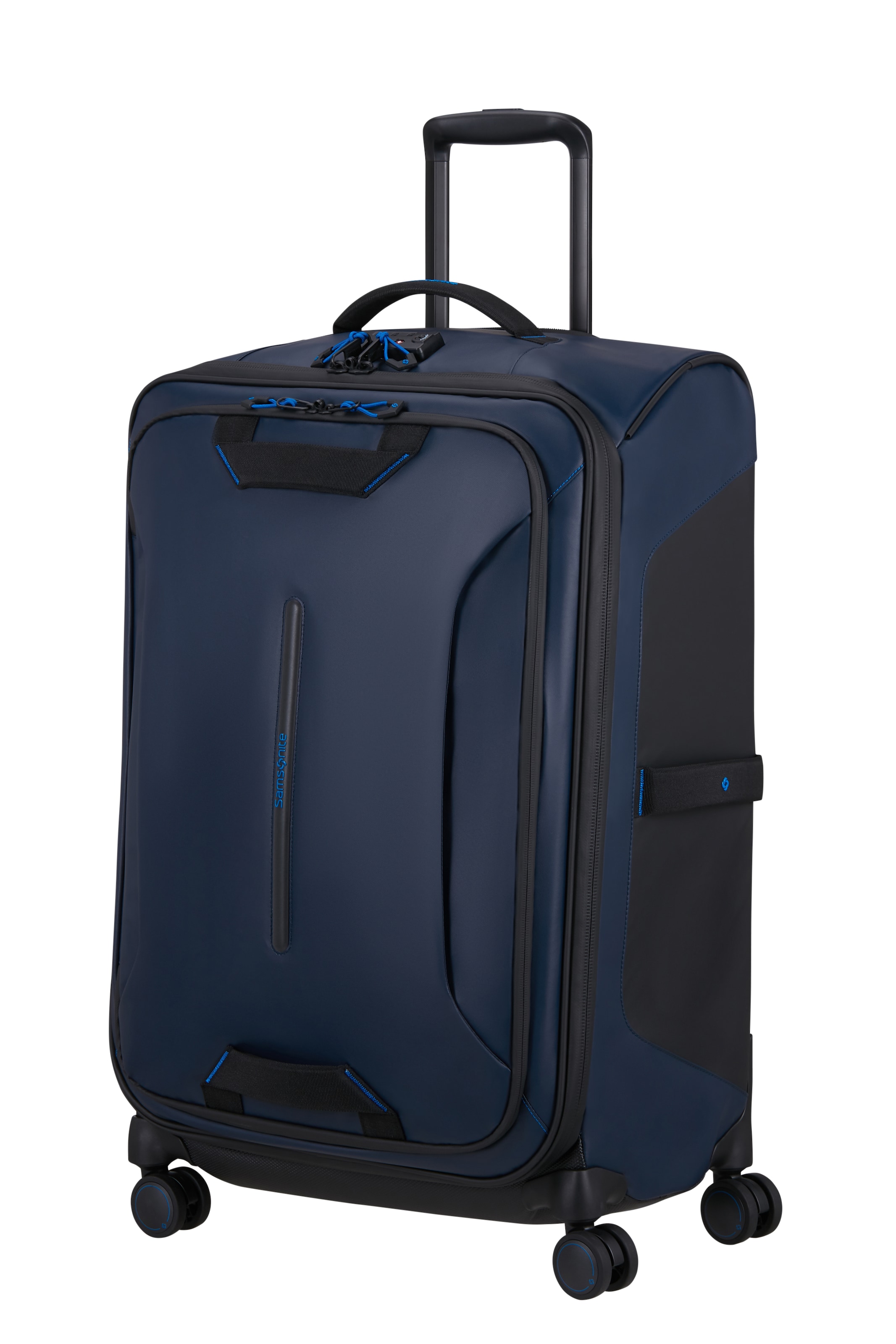 Samsonite Weichgepäck-Trolley »SPINNER DUFFLE« 80 l 4 Rollen Wasserabweisende Beschichtung, reflektierende Details für Sichtbarkeit