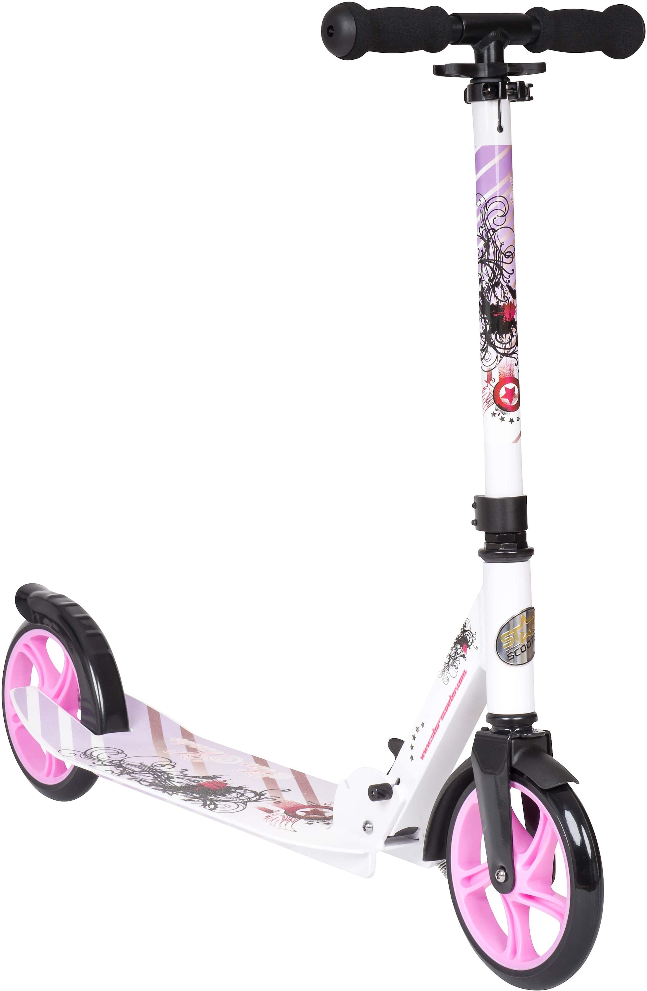 Star-Scooter Cityroller, XXL Trittbrett, Abgesenktes Trittbrett