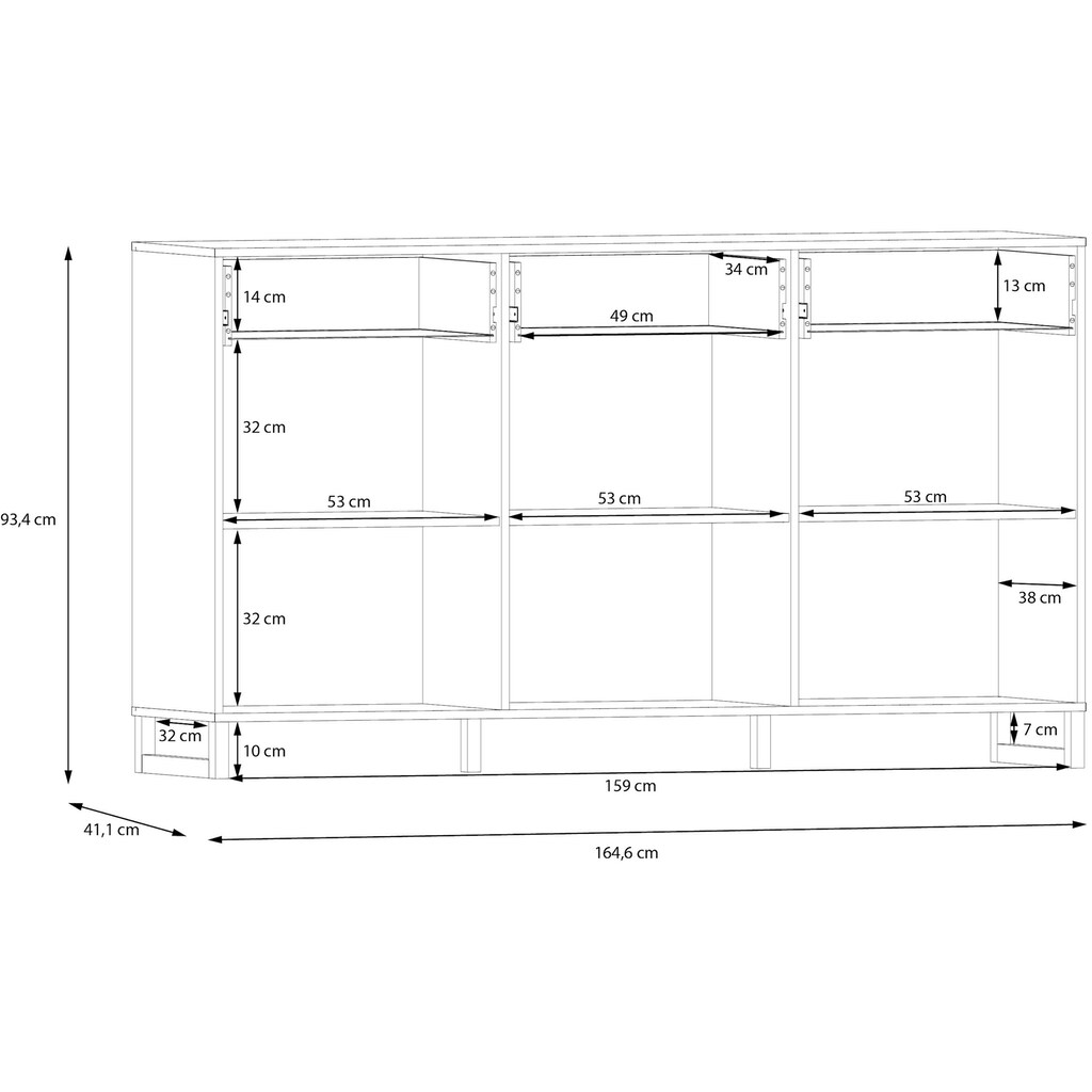 FORTE Sideboard »Silba«