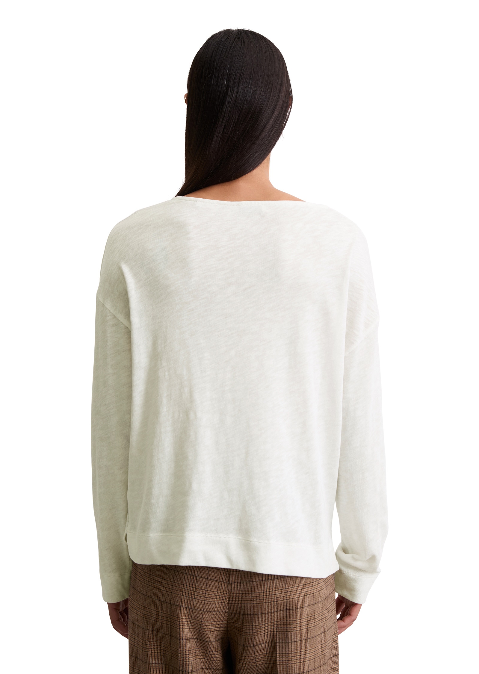 Marc O'Polo Langarmshirt »aus Slub Jersey«