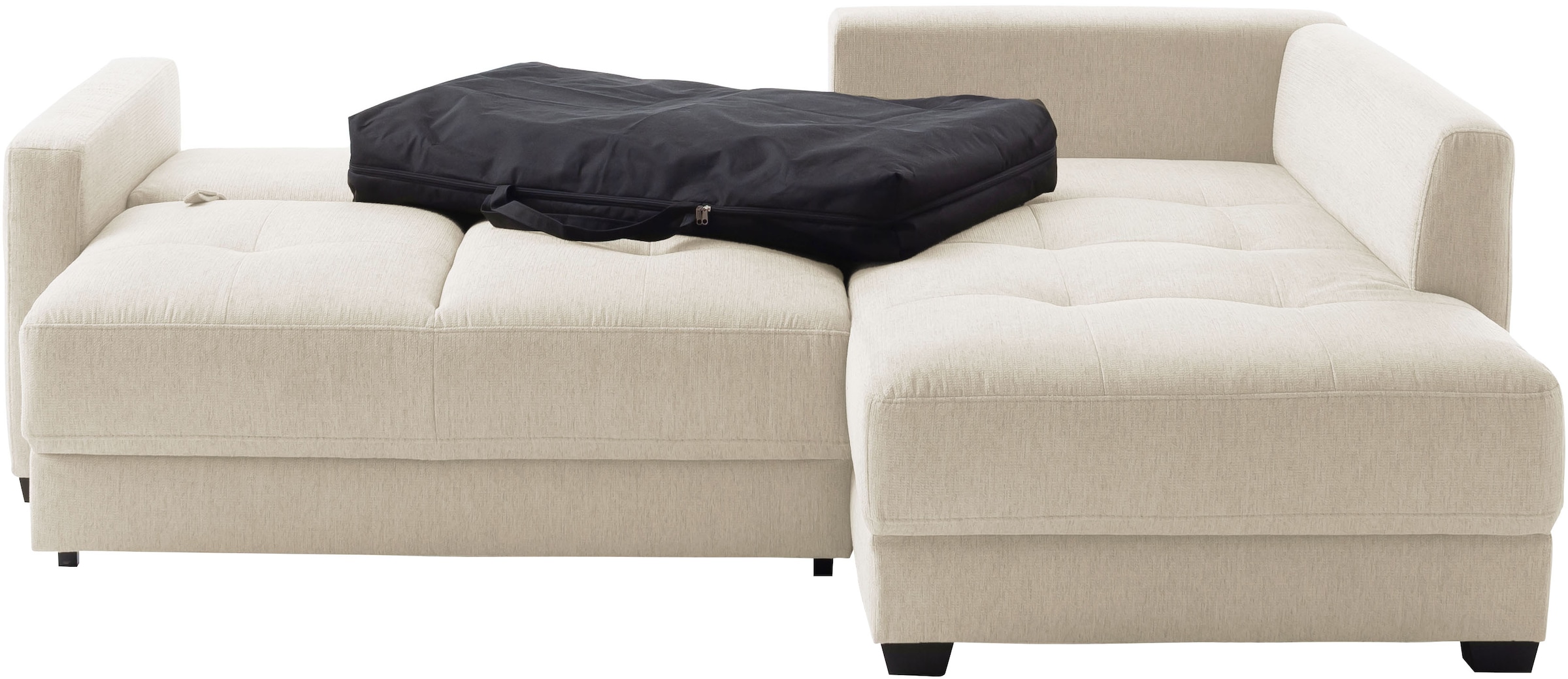 Mr. Couch Ecksofa »Pierre, L-Form mit Taschenfederkern«, mit DuraSpring-Taschenfederkern bis 140 kg belastbar