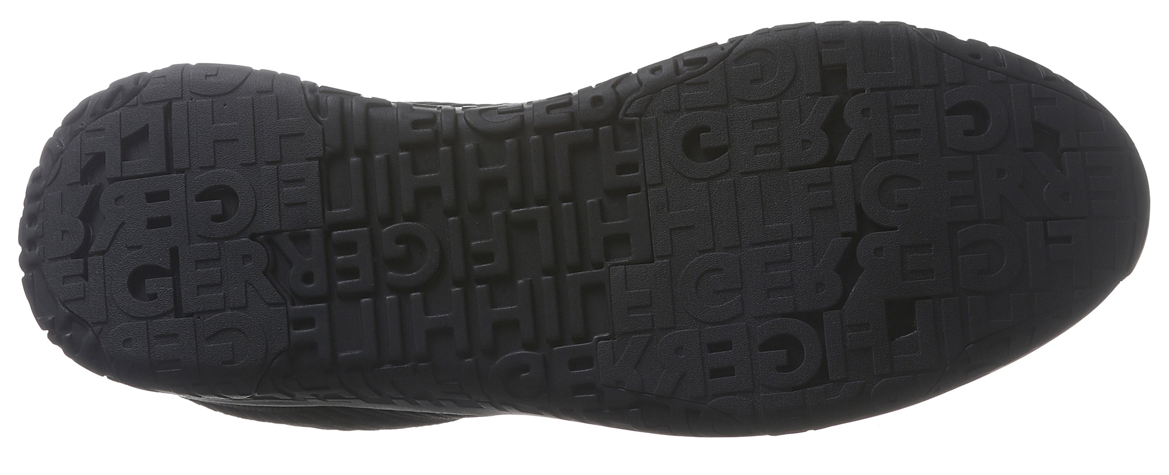 Tommy Hilfiger Sneaker »CORPORATE KNIT RIB RUNNER«, mit seitlicher Logoflagge, Freizeitschuh, Halbschuh, Schnürschuh