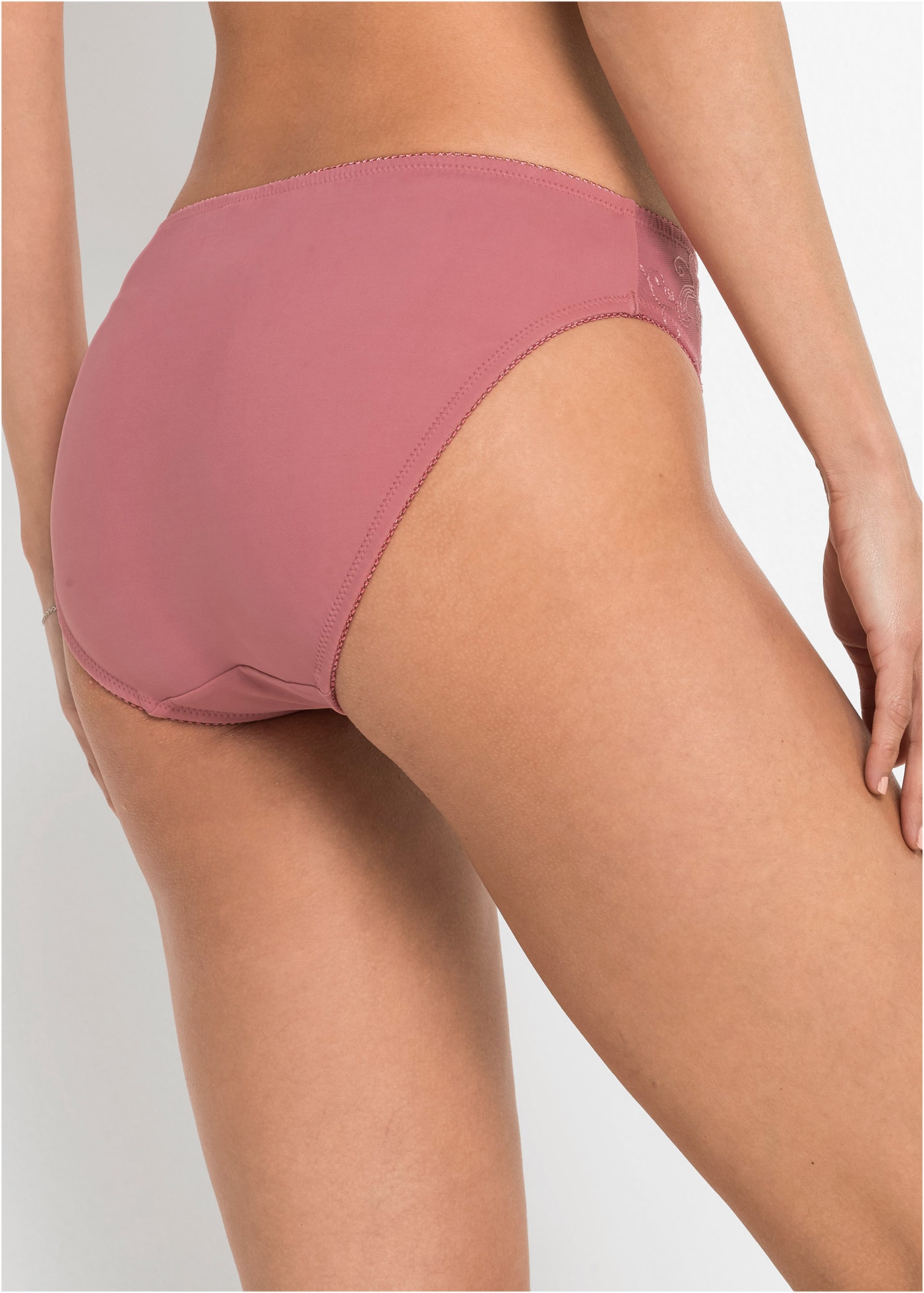 bonprix Slip Packung, 2 Stk. klassischer Stil, bequeme Passform, aus Polyamid und Elasthan