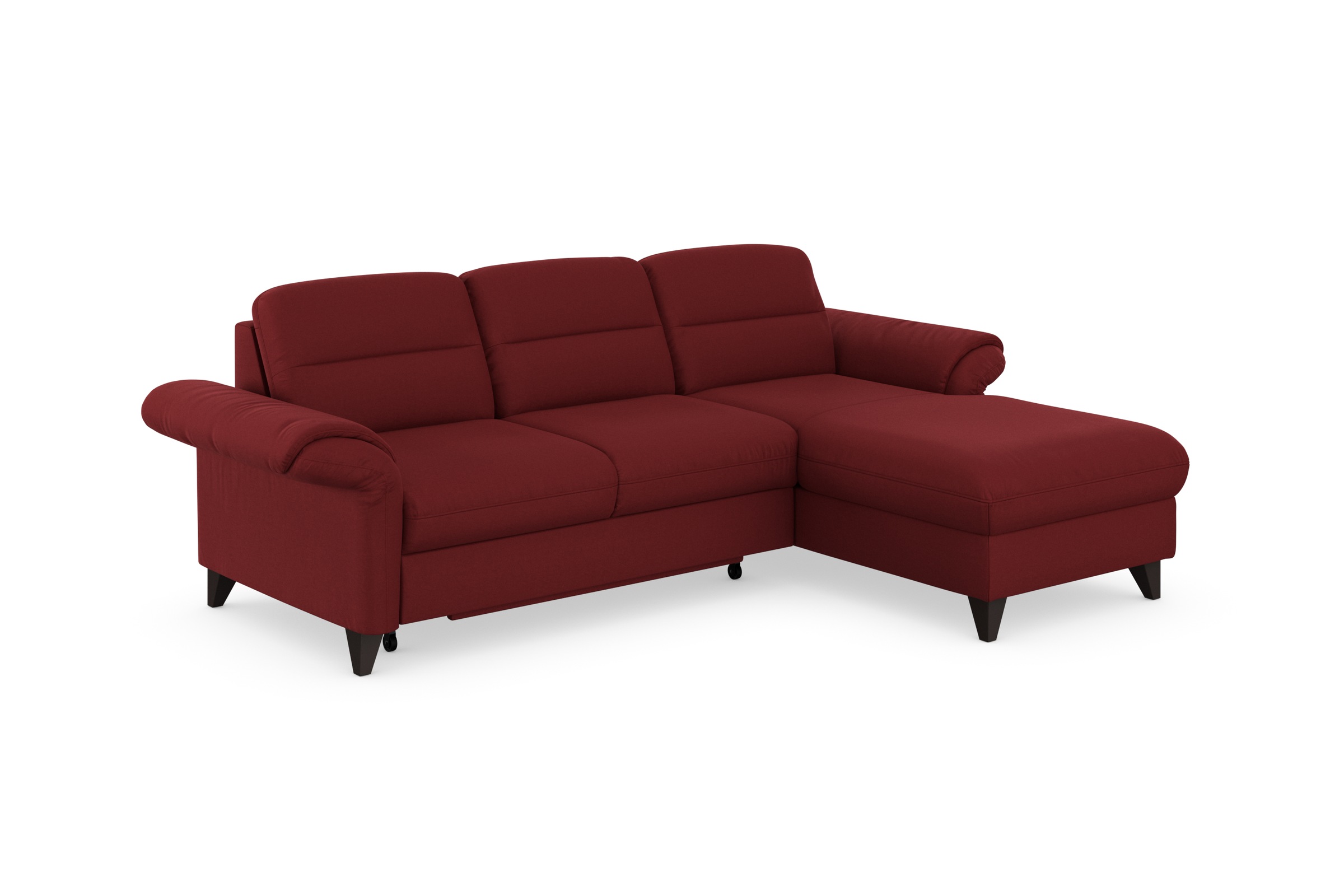 sit&more Ecksofa »Mellum L-Form«, Federkern, wahlweise mit Bettfunktion, Bettkasten und Armteilfunktion