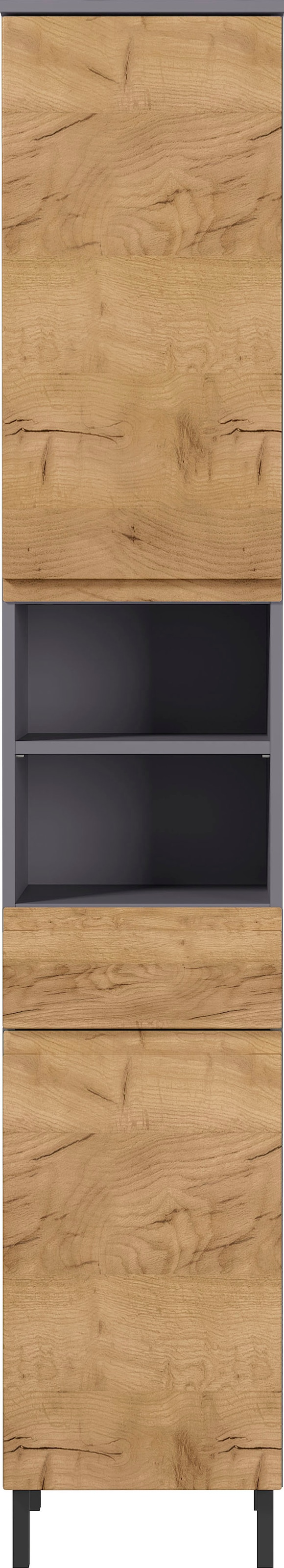 GERMANIA Hochschrank "Scantic", Breite 34 cm, Badezimmerschrank, 2 Türen, 1 günstig online kaufen