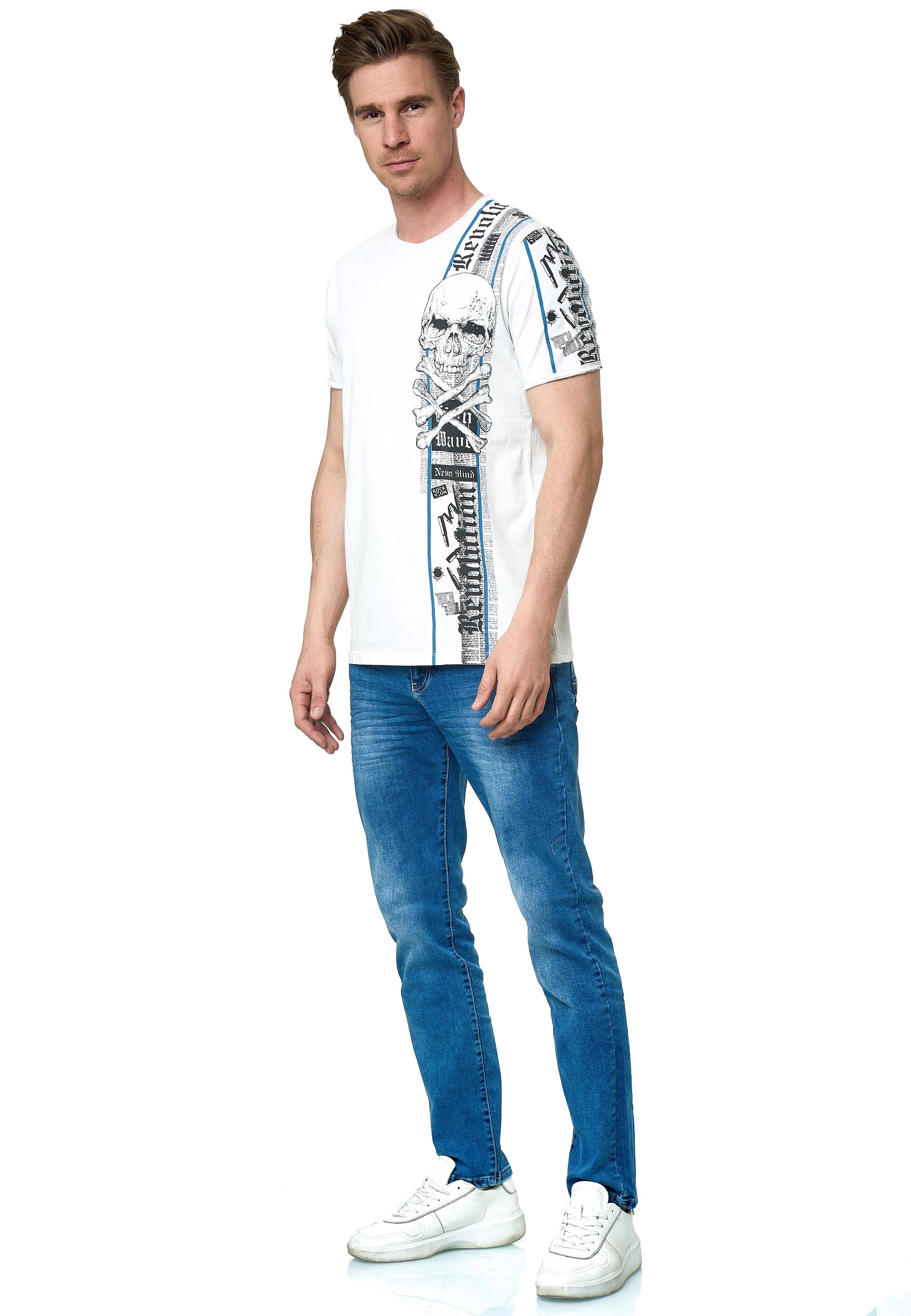Rusty Neal T-Shirt, im verwaschenen Look