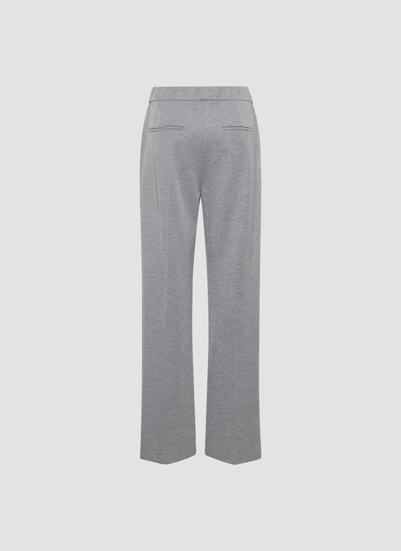 LeComte Jerseyhose »LeComte Elegante Hose in Grau mit Bügelfalte«