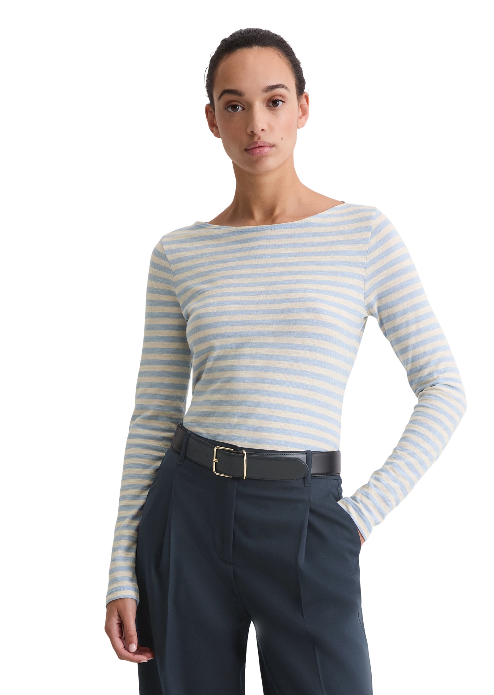 Marc OPolo Langarmshirt "aus Slubjersey" günstig online kaufen