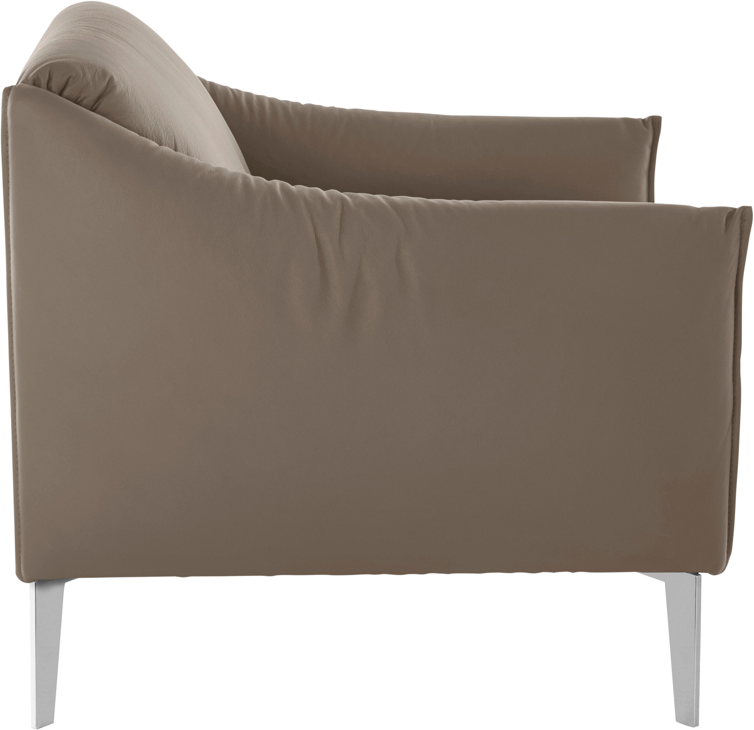 W.SCHILLIG Cocktailsessel »sally Designsessel, Loungesessel,«, mit Metall-Winkelfüßen in Chrom glänzend