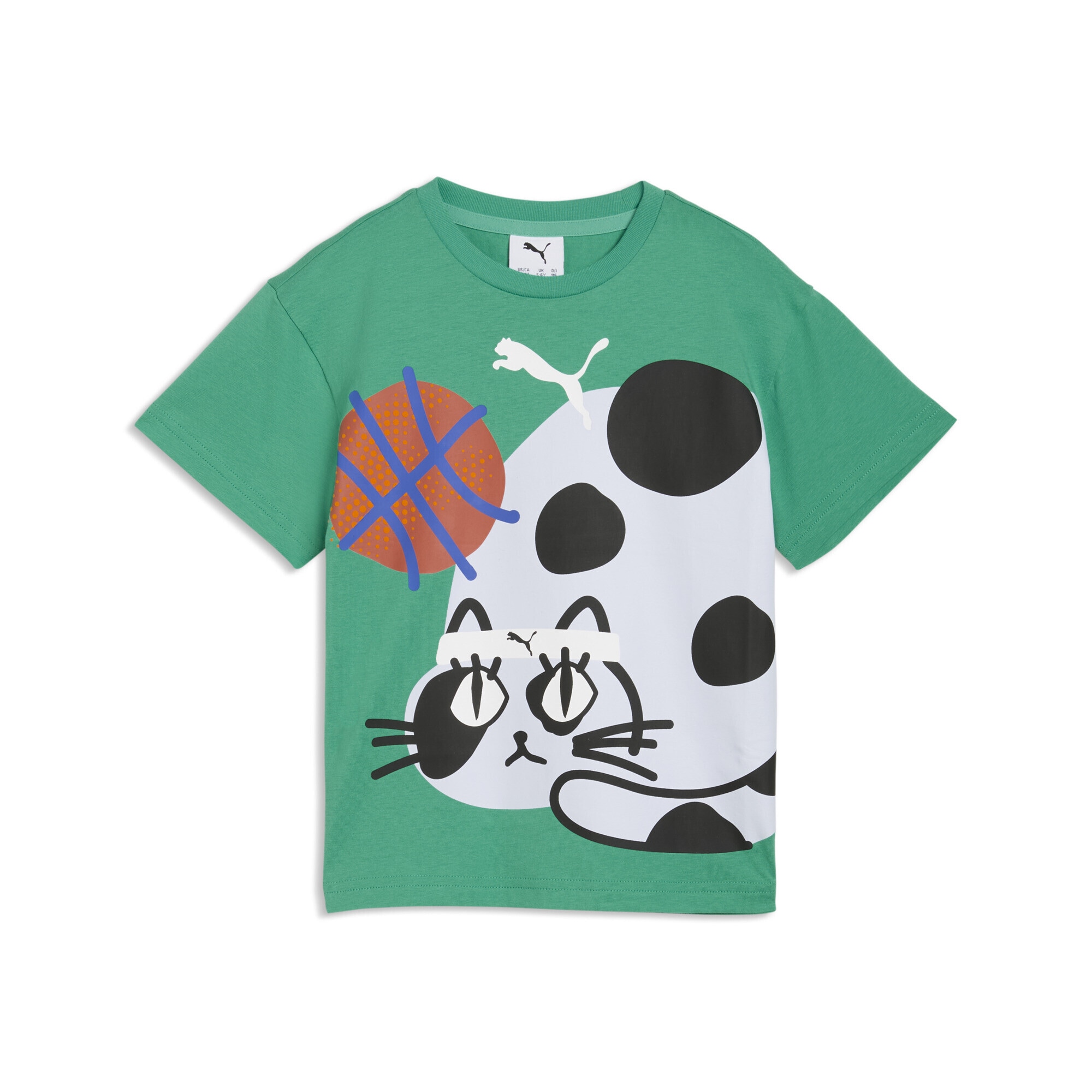PUMA "Sporty Cats Relaxed Graphic T-Shirt Kinder"