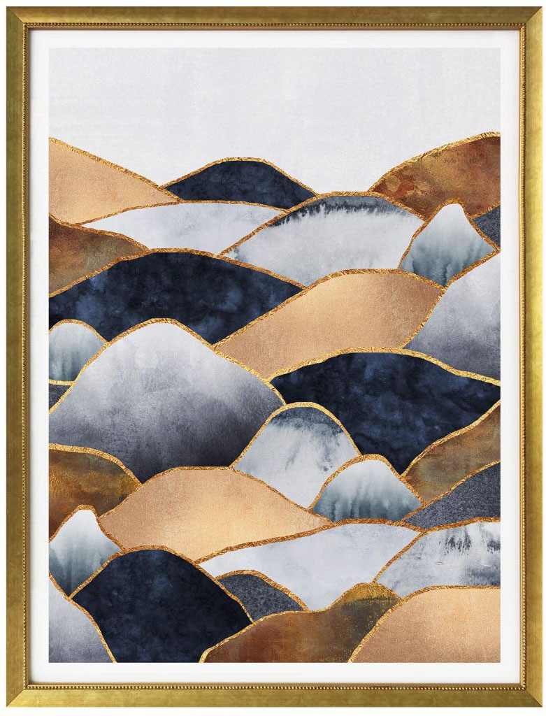 | bestellen »Goldene St.) Wall-Art (1 Landschaften, Hügel«, Poster BAUR