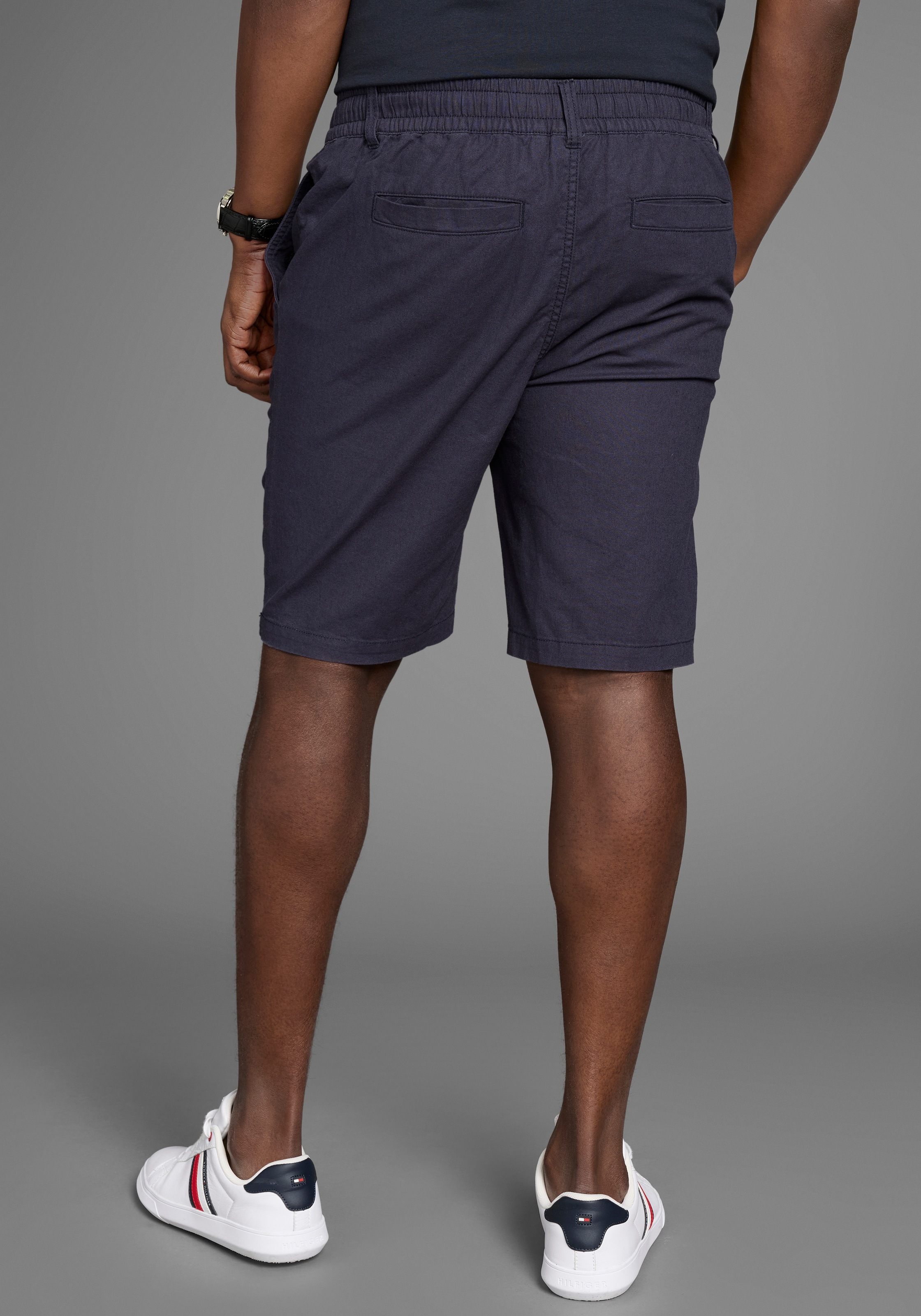DELMAO Bermudas "aus Leinen" Lässige Bermudas günstig online kaufen