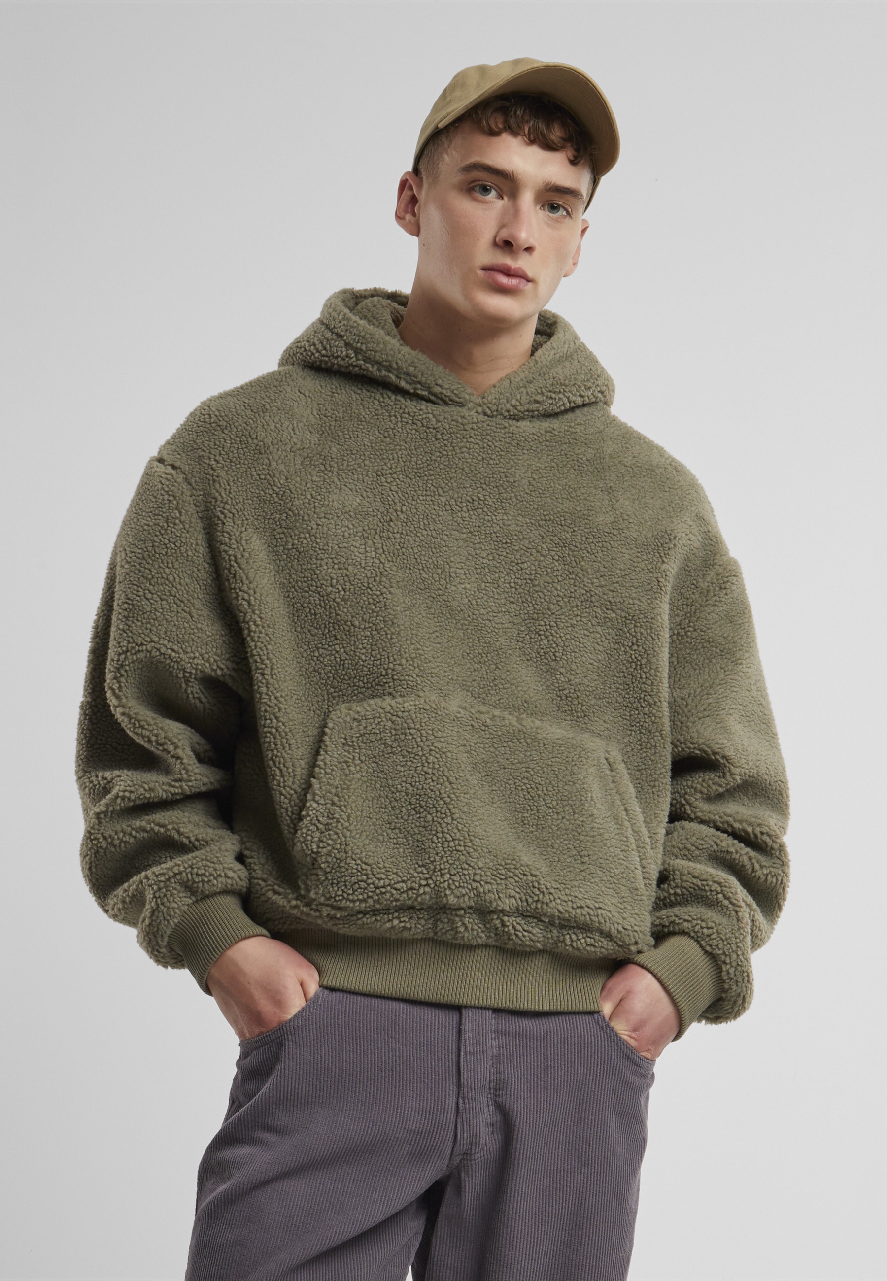 Thumbnail - URBAN CLASSICS Kapuzenpullover "Urban Classics Oversized Teddy Hoody" 1 Stk.