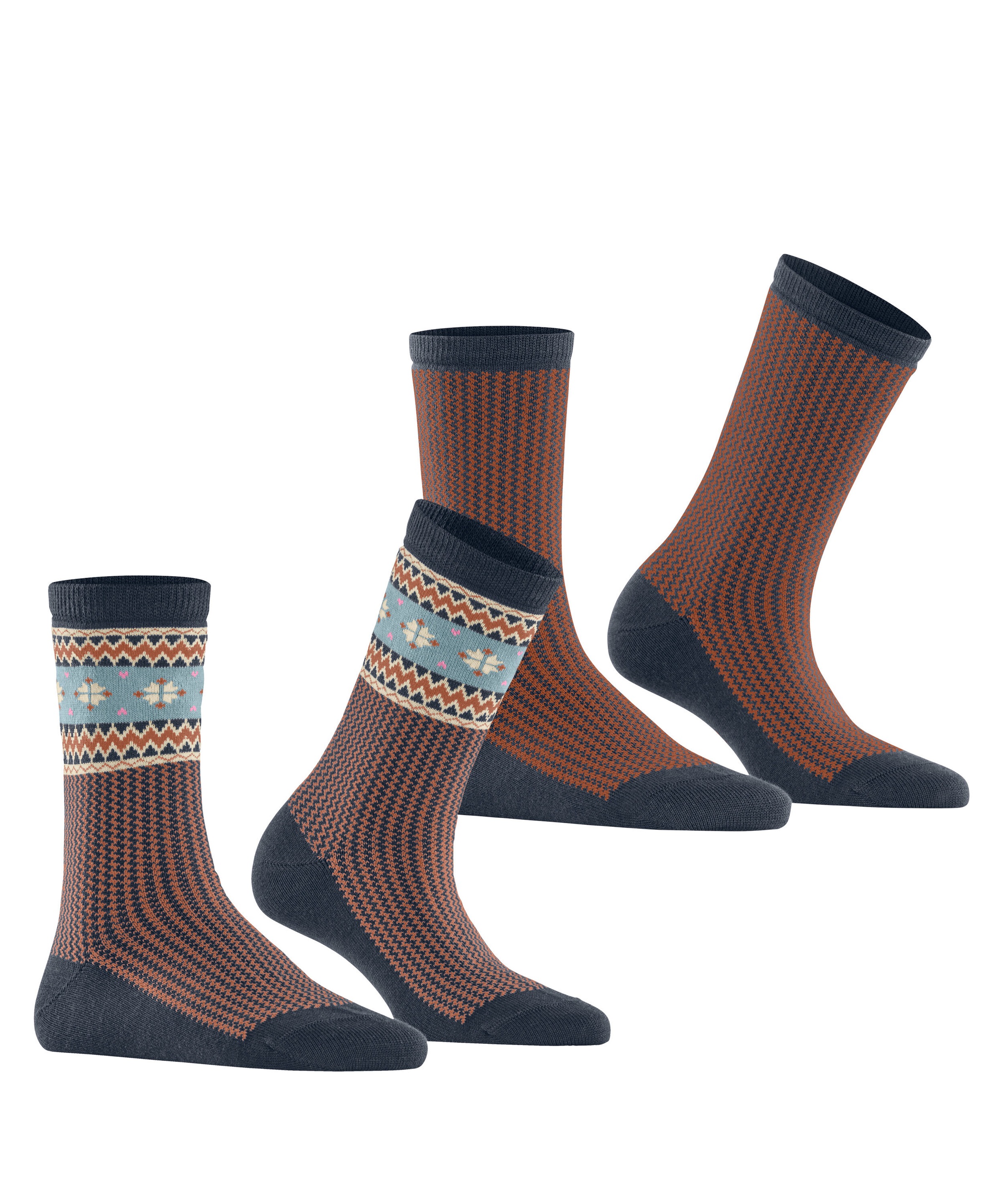 Esprit Socken »Scandi 2-Pack« 2 Stk. tlg.