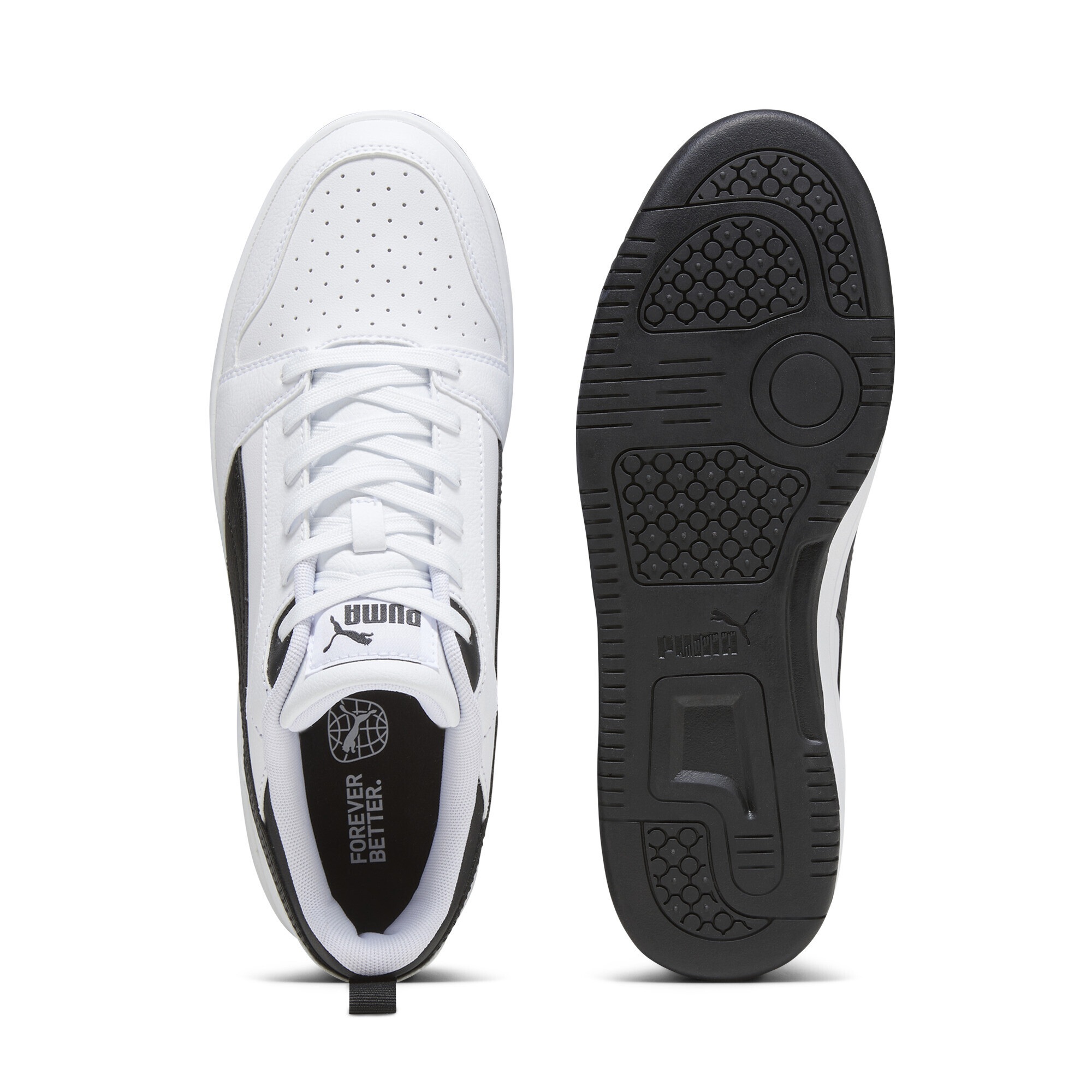 Puma Rebound V6 Low Sneaker Black-White 46 3