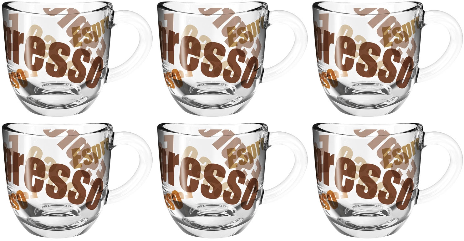 LEONARDO Espressotasse "NAPOLI" 80 ml, 6-teilig günstig online kaufen