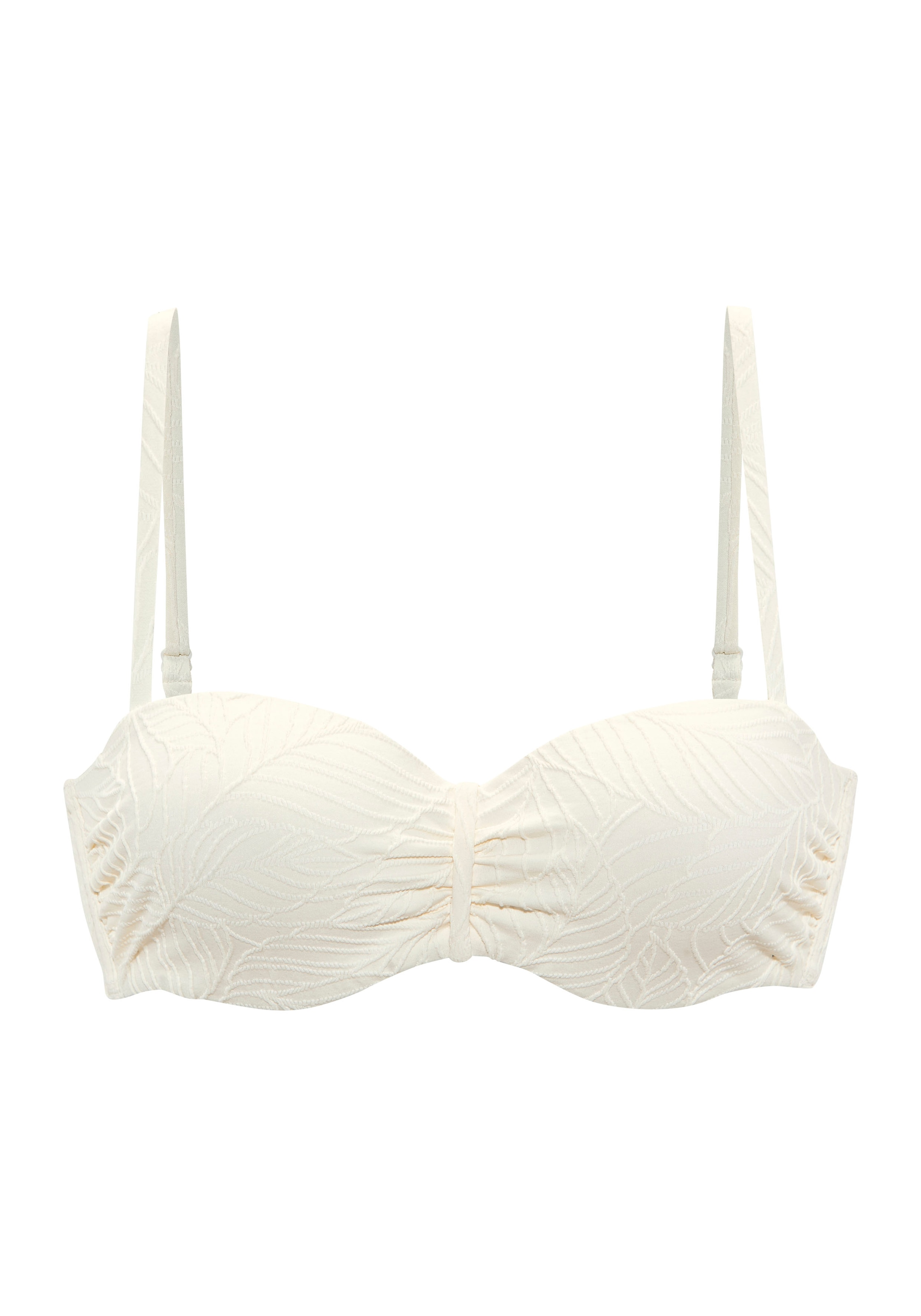 LASCANA Bügel-Bandeau-Bikini-Top »Fay«, aus eleganter Strukturware