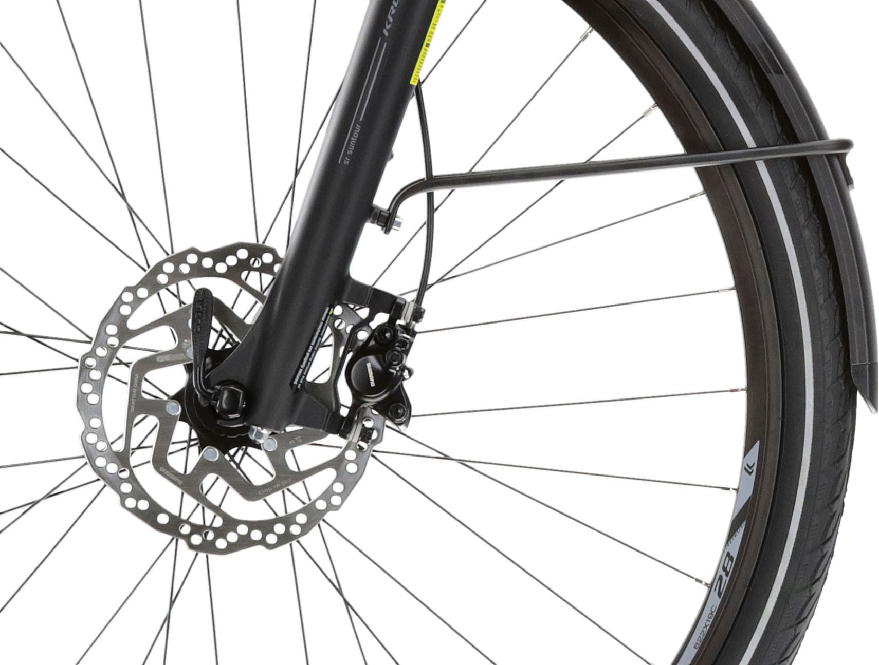 Kross E-Bike »E-Trekkingrad Trans Hybrid 4.0 28 Zoll schwarz«, 9 Gang, Shimano, Acera T3000, Mittelmotor 250 W