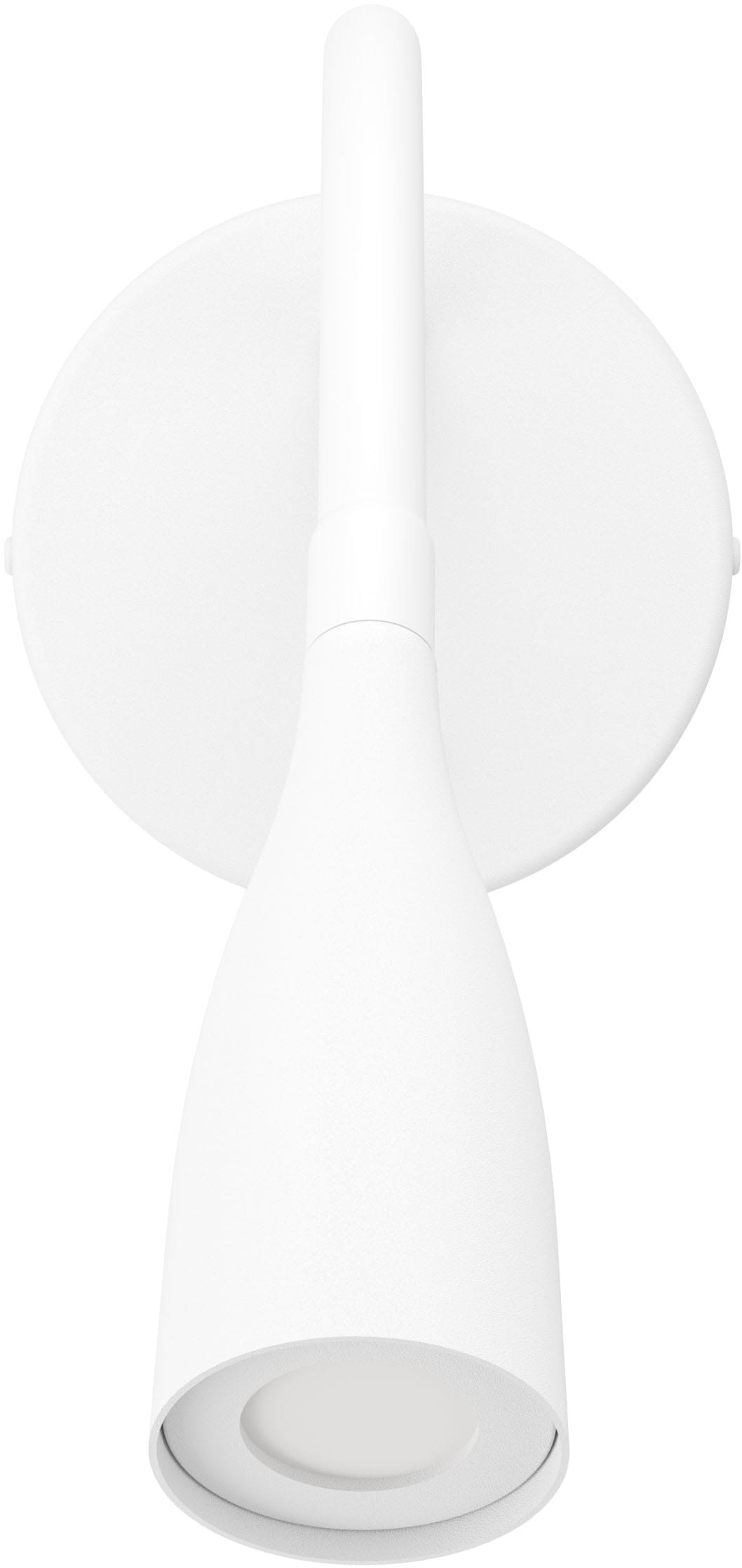 EGLO Wandleuchte »OLIVANDINO 1 Wandlampe - Stahl - LED - 3,8W - IP20« LED-Modul 1 Stk. Warmweiß Wandstrahler, Wandspot, Wohnzimmer, Flur, Schlafzimmer, Ø11 x AL43 cm