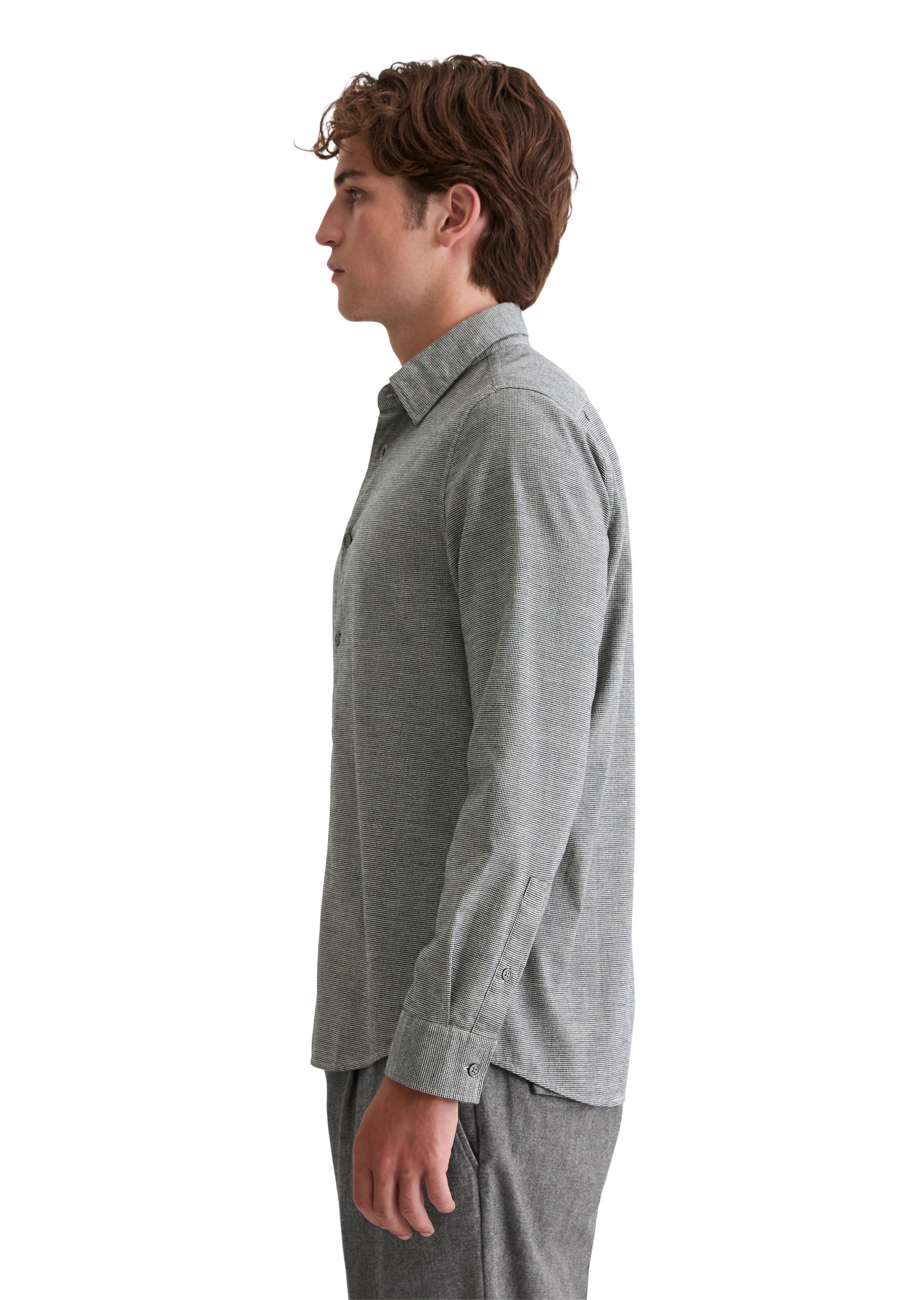 Marc OPolo Langarmhemd "aus Bio-Baumwoll-Flanell" günstig online kaufen