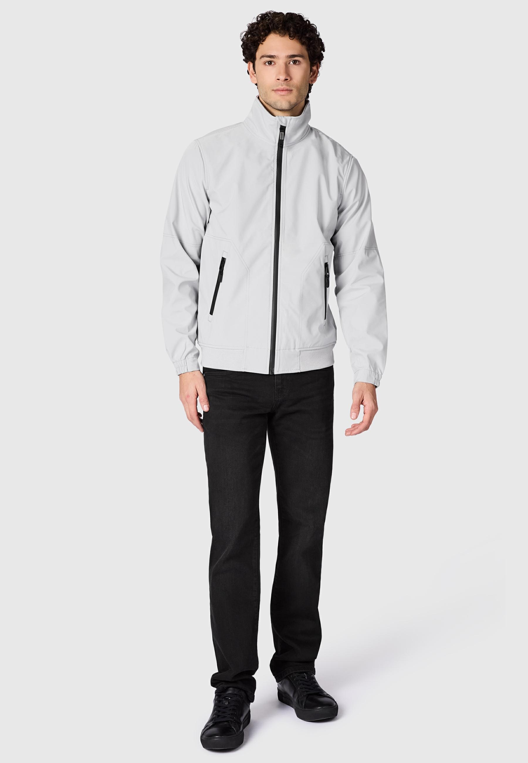 Ragwear Outdoorjacke »Collwie« ohne Kapuze wasserdichte Herren Übergangsjacke mit hohem Kragen
