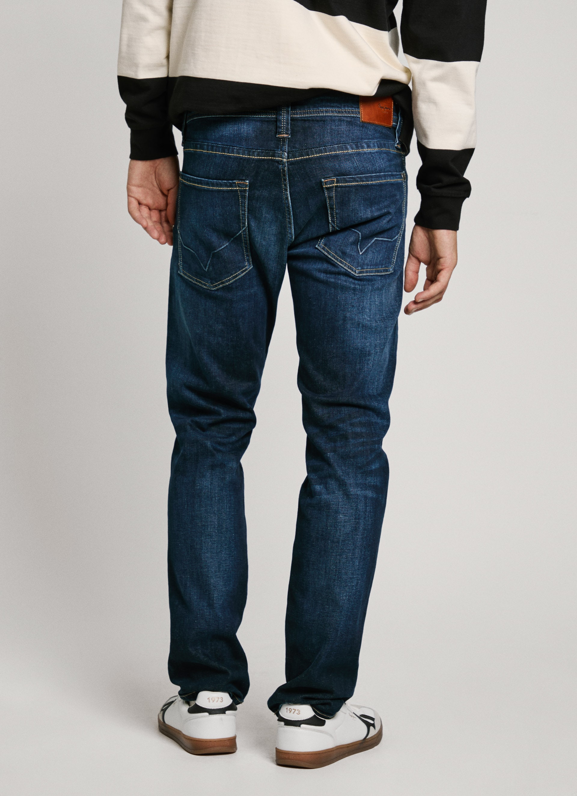 Pepe Jeans Herren Jeans CASH - Regular Fit - Blau - Dark Blue Denim günstig online kaufen