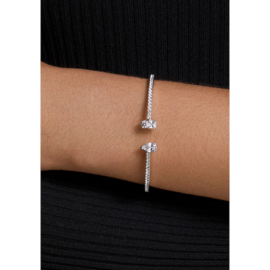 Swarovski Armspange »Attract, weiss, rhodiniert, 5556912, 5572667, 5572664«